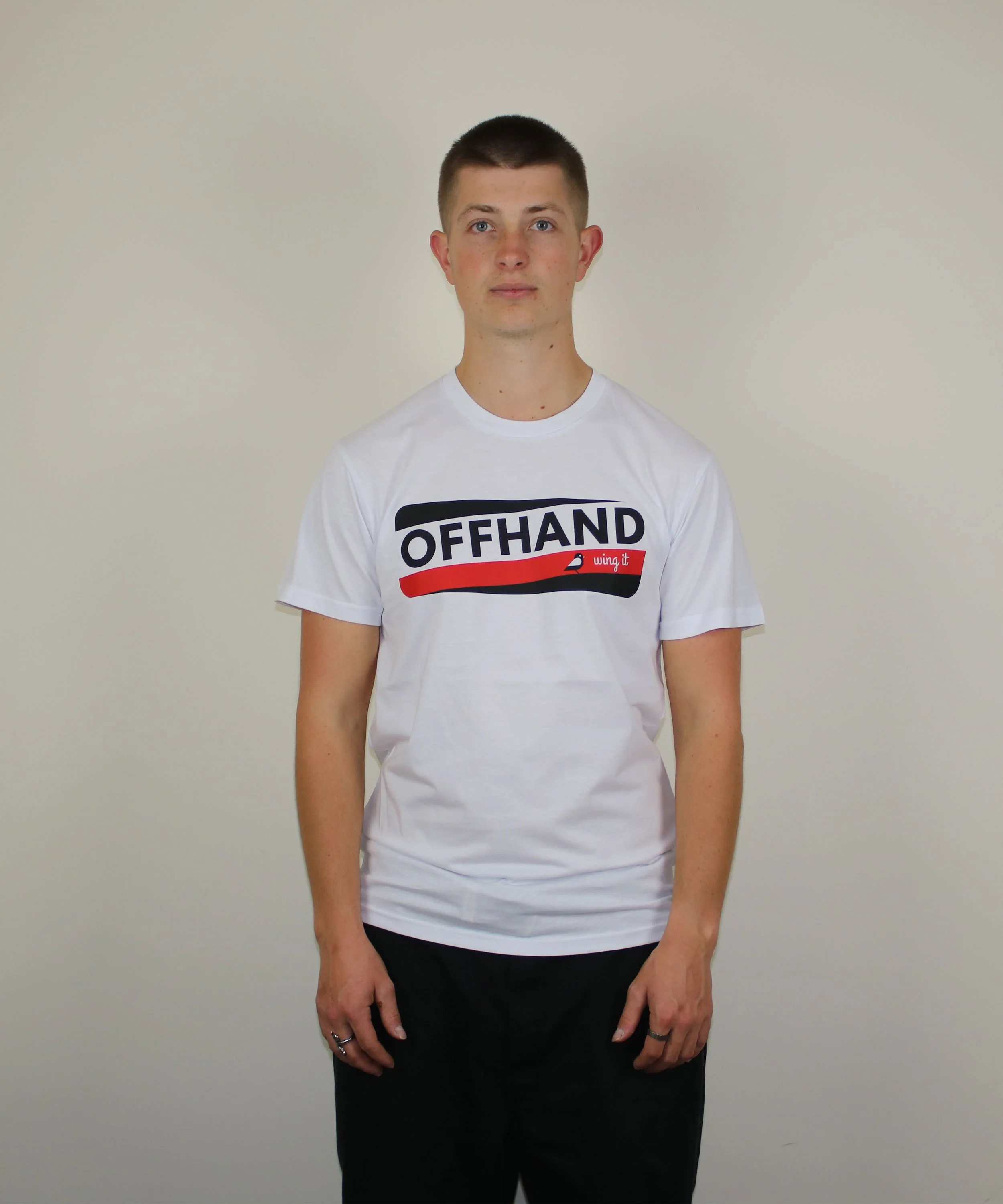 Offhand Original White Tee - Men's Regular Fit