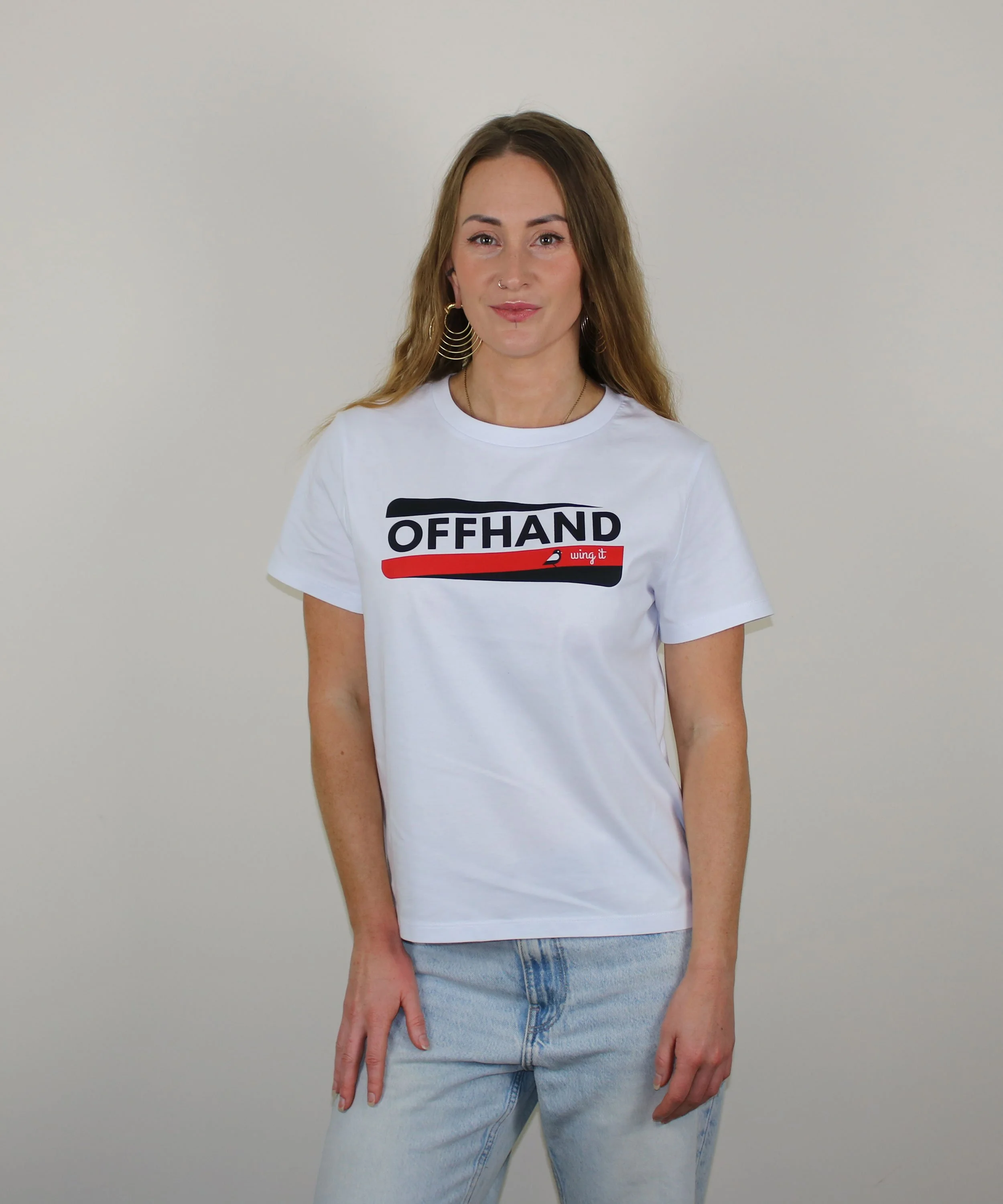 Offhand Original White Tee - Women's Medium Fit