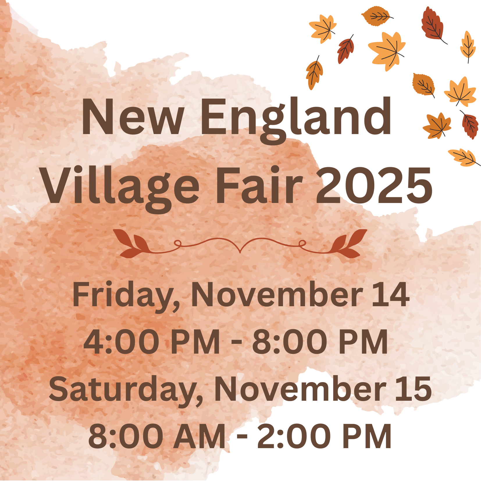 New England Village Fair 2025
