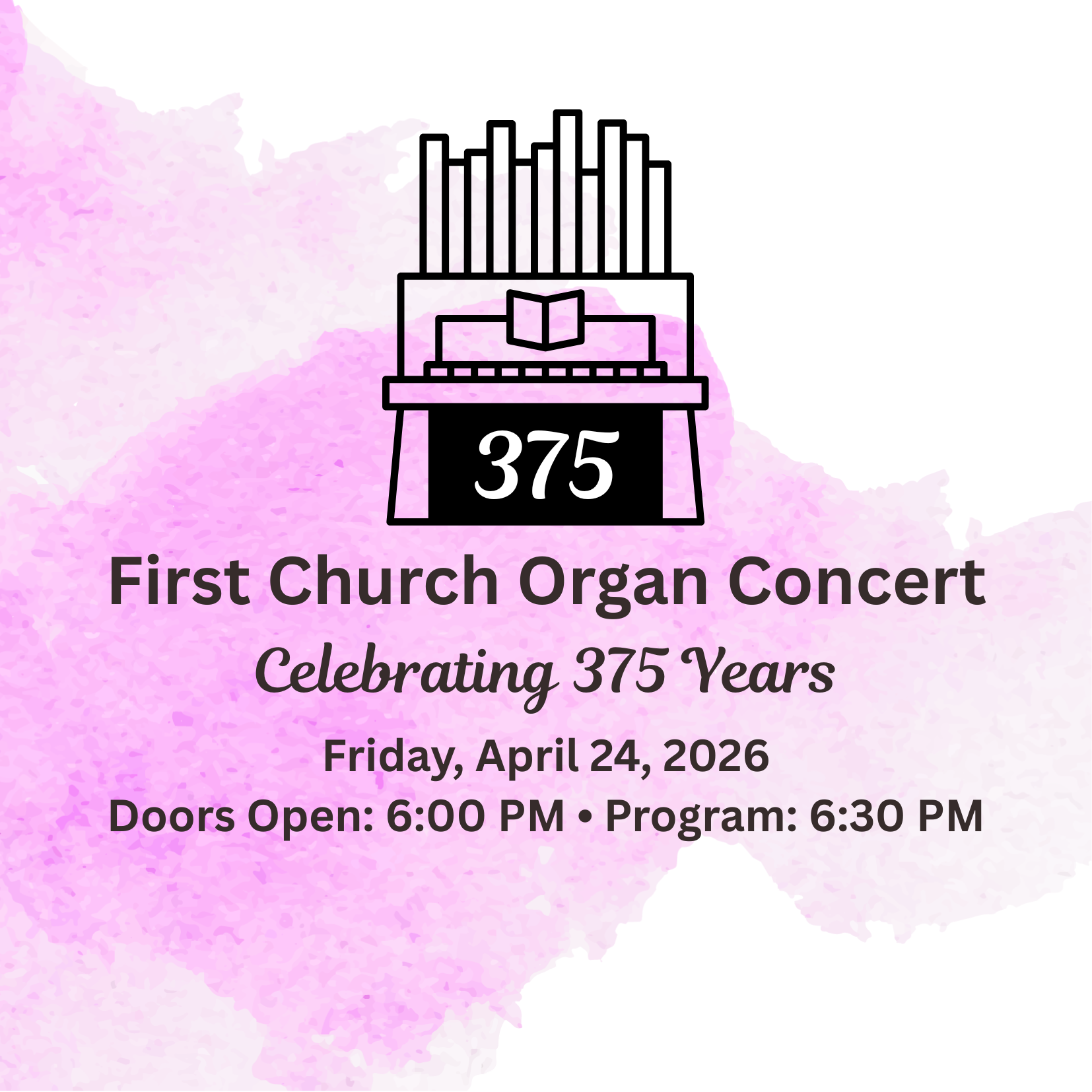 375th Anniversary | Organ Concert