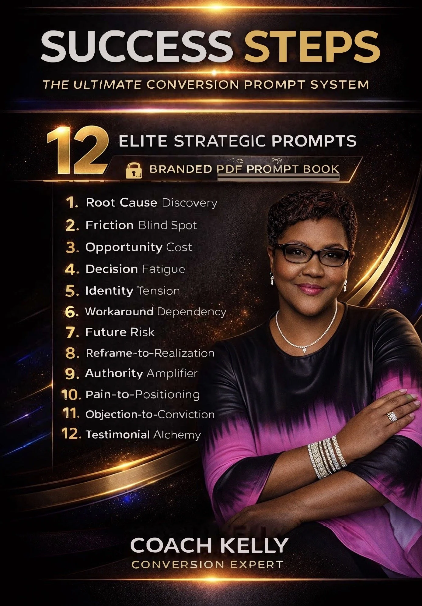 Success Steps™: The Ultimate Conversion Prompt System | 12 Elite Strategic Prompts for Ethical Sales & Authority Building