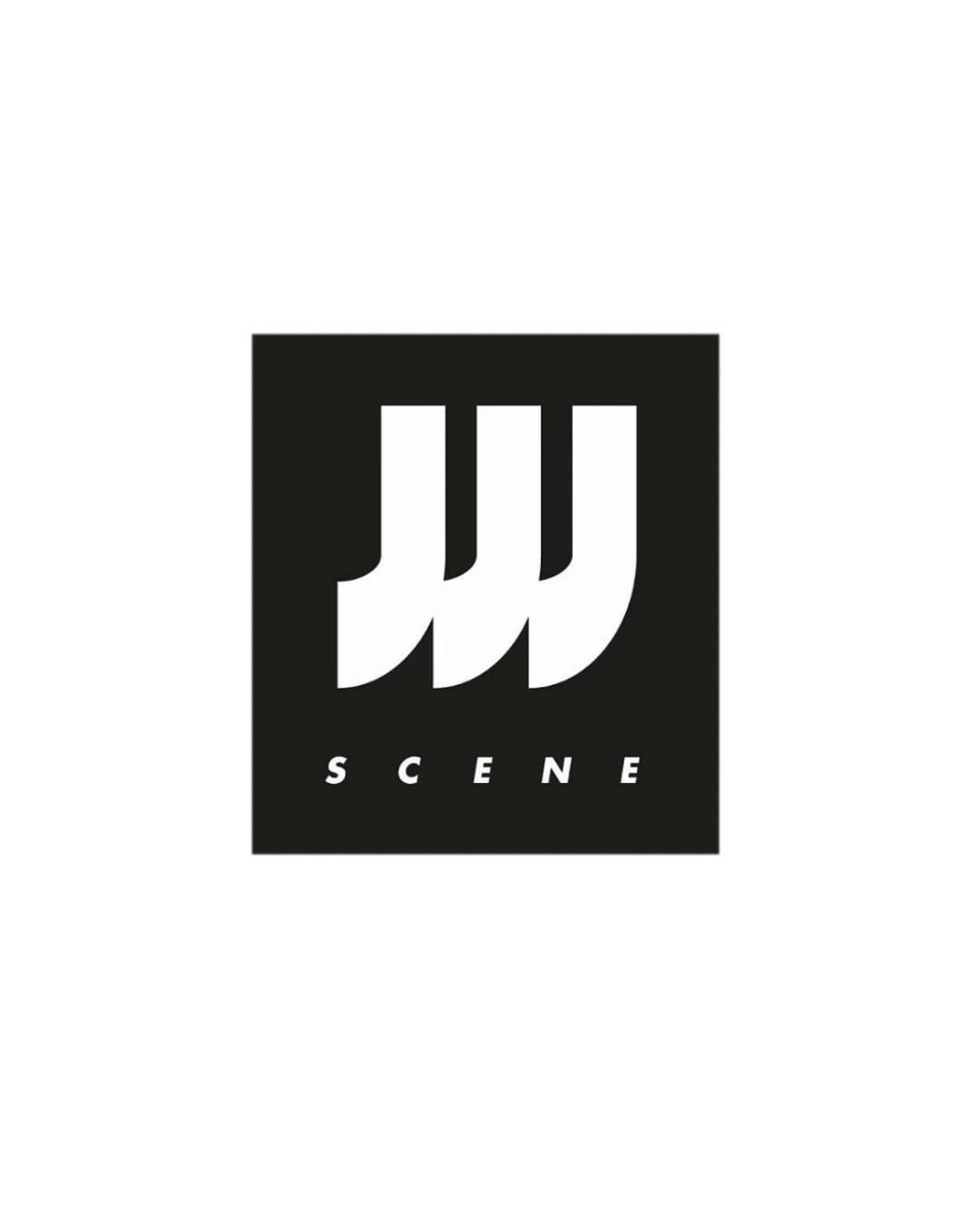 Black background with white stylized 'W' and 'W' letters, and the word 'SCENE' written below.