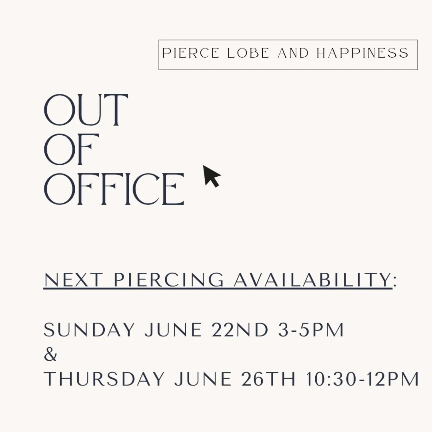 The school year is finally over! Hurray! I'm going to take a few days to recuperate from the chaos of school nursing (😉IYKYK), and truly look forward to starting my summer piercings on June 22nd 🥰 
#earpiercing #schoolnurse #endofyear #summerpierc