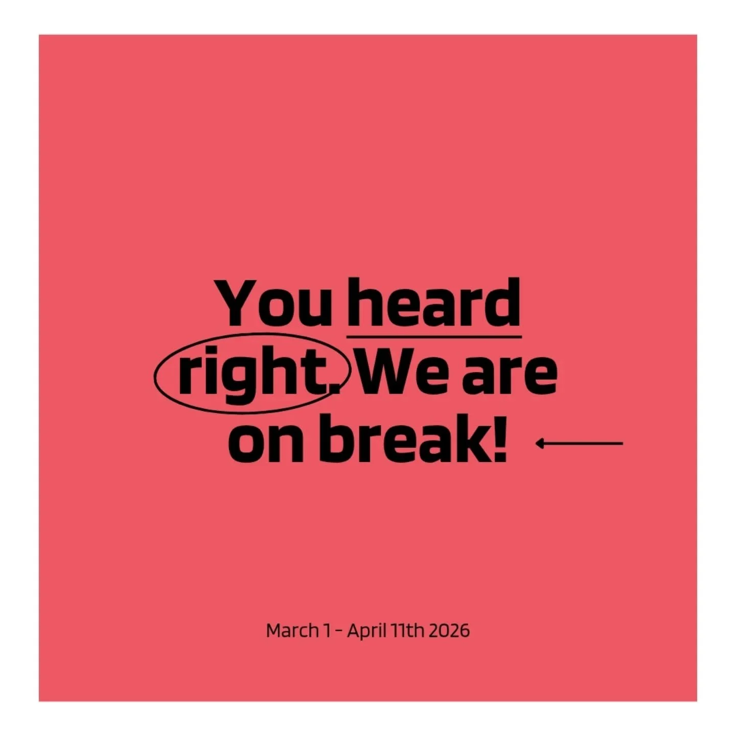 The last few months have been a piercing whirlwind! A cold dreary winter in Chicago, made better by meeting some of the cutest babies, sweetest kids, and kindest adults. 

I am taking a few weeks off from piercing to spend time with my family and rel