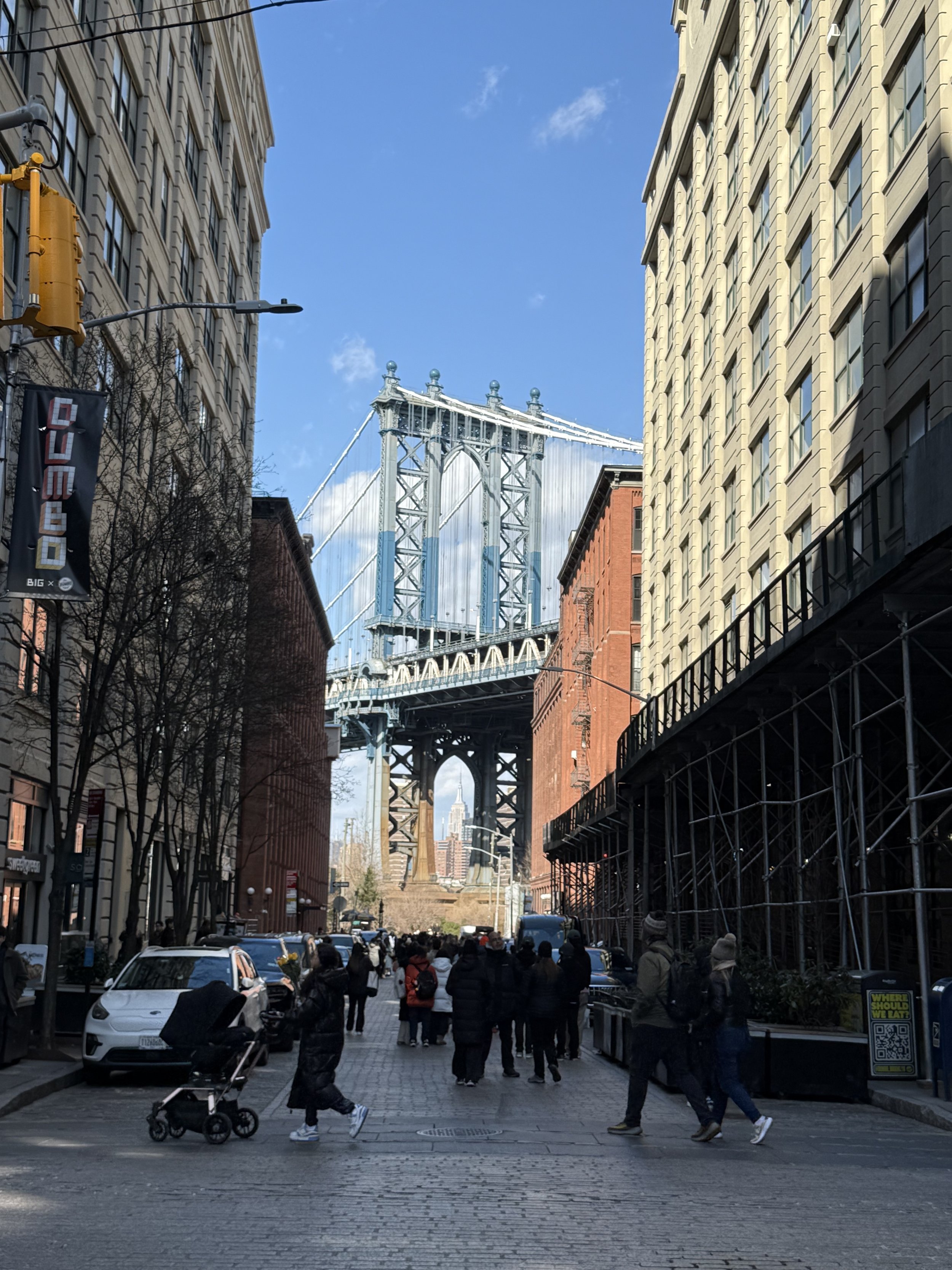 Film shot on Dumbo St. in New York