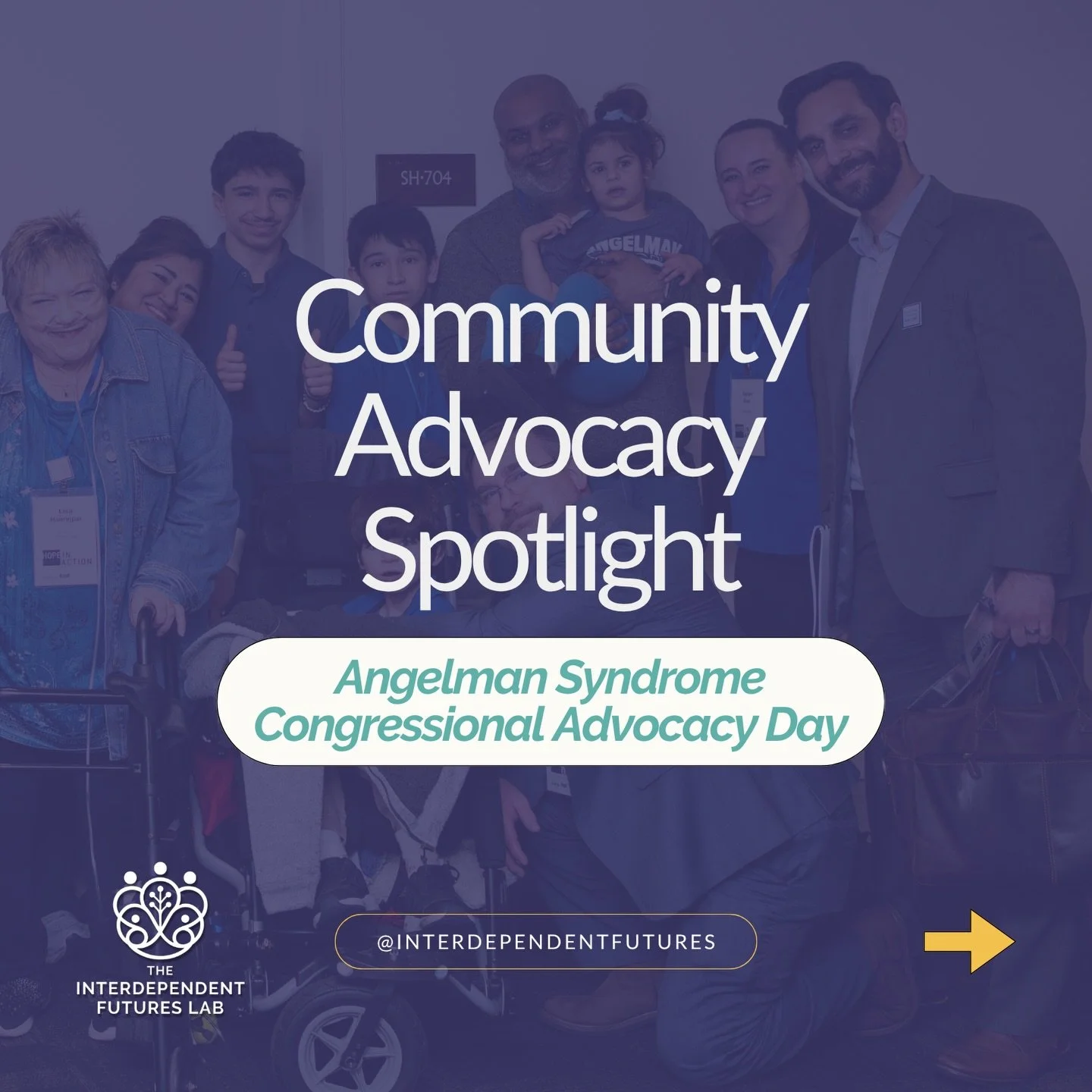Last month, our co-founder Adam Beddawi participated in the 3rd Annual Angelman Syndrome Congressional Advocacy Day. Adam has a sibling with Angelman Syndrome (AS) and has been advocating with his family for access and support for his sibling for man
