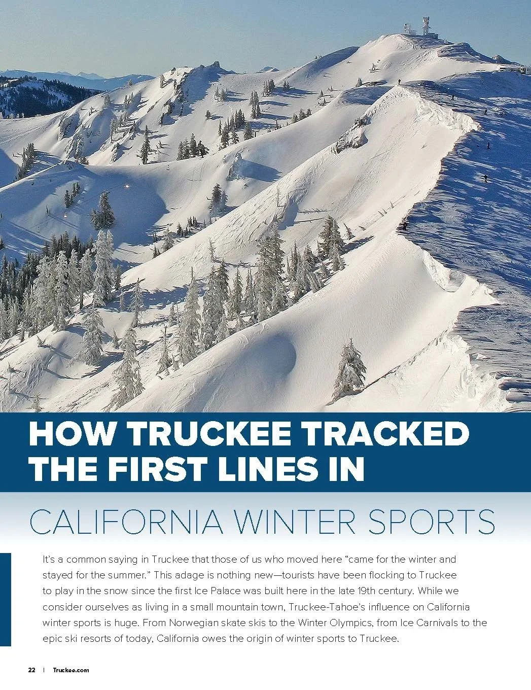 How Truckee Tracked the First Lines in California Winter Sports