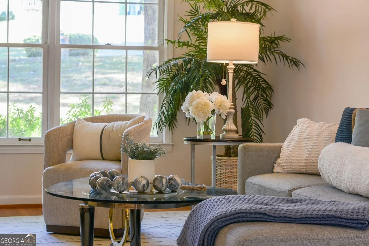 Organic modern staging for selling your home.