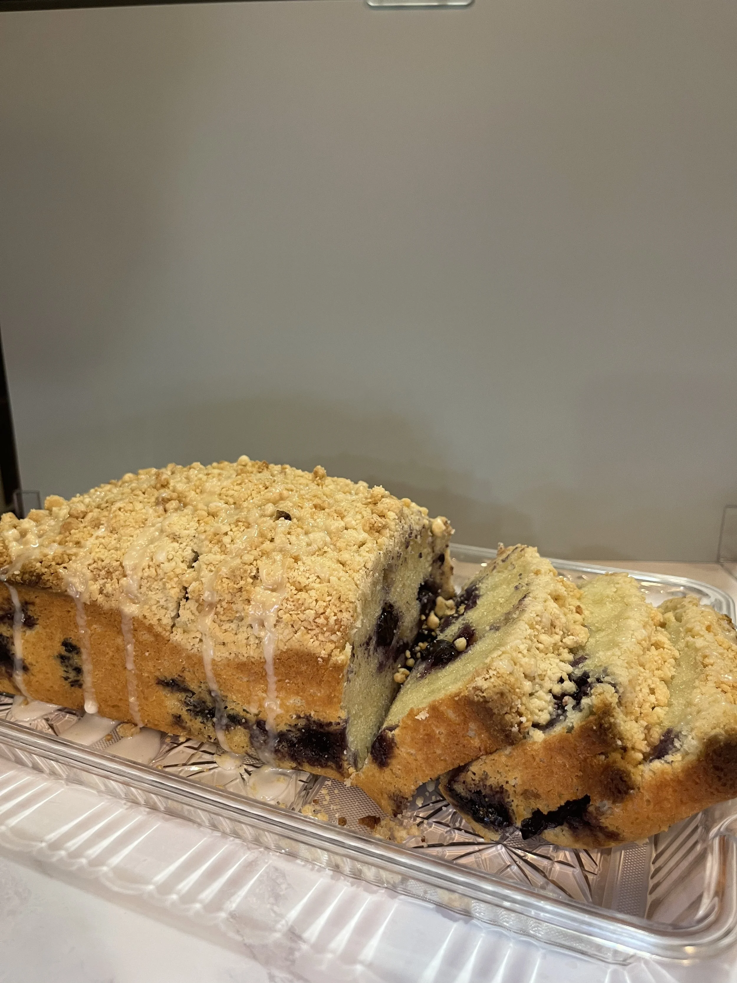 Blueberry Lemon Crumble Bread