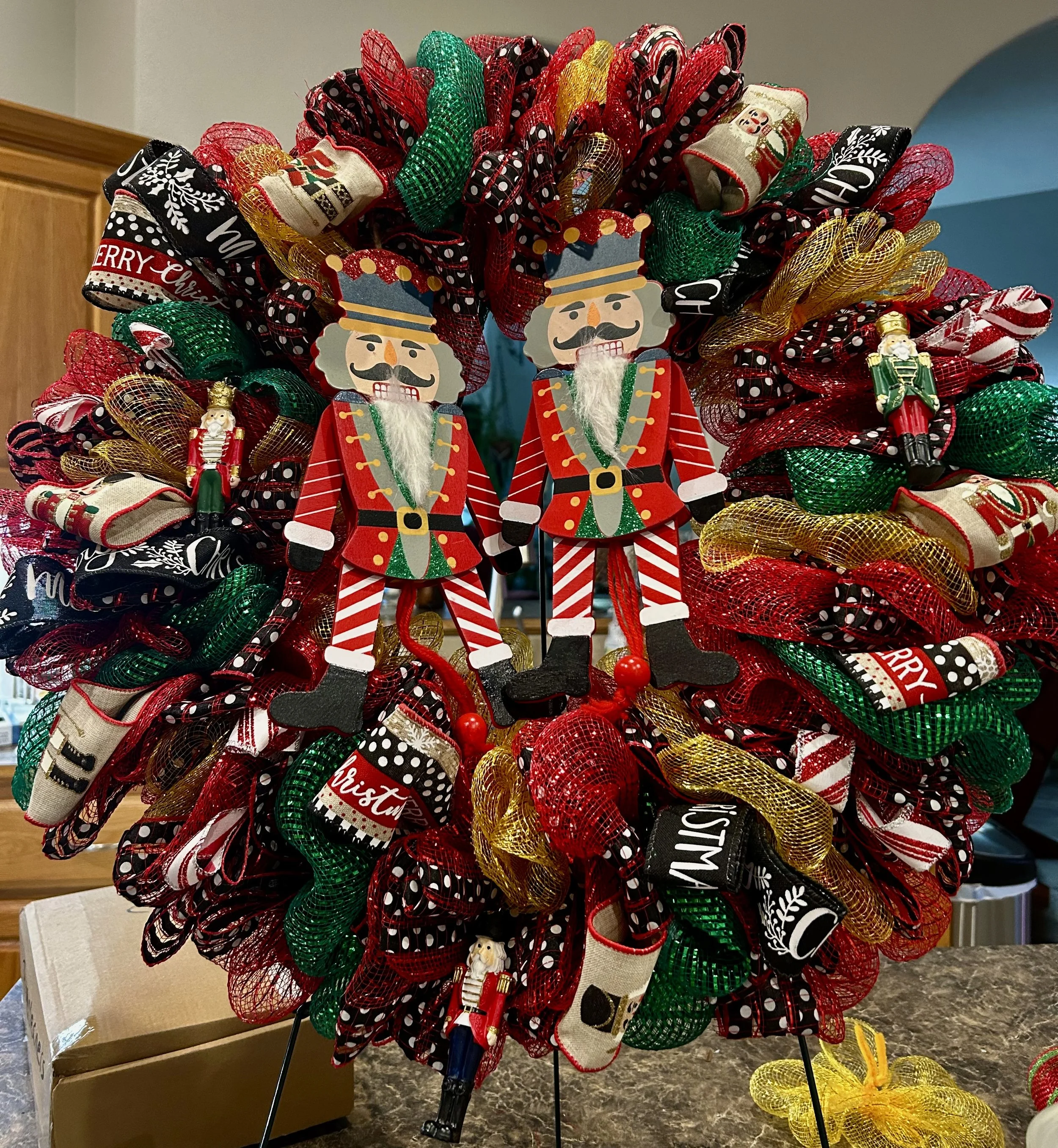 Dual Nut Cracker Wreath