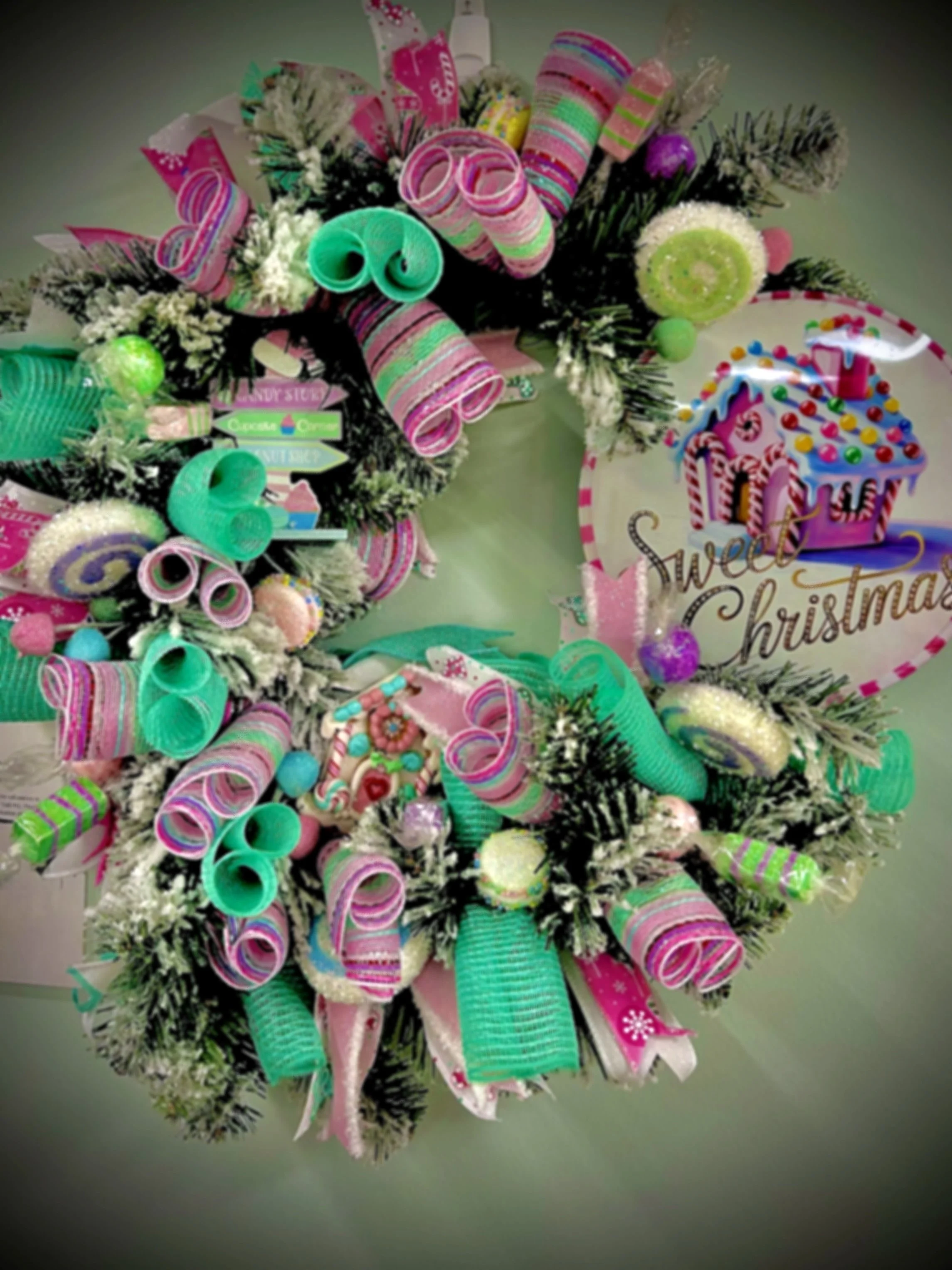 Sweet Cottage Christmas Wreath