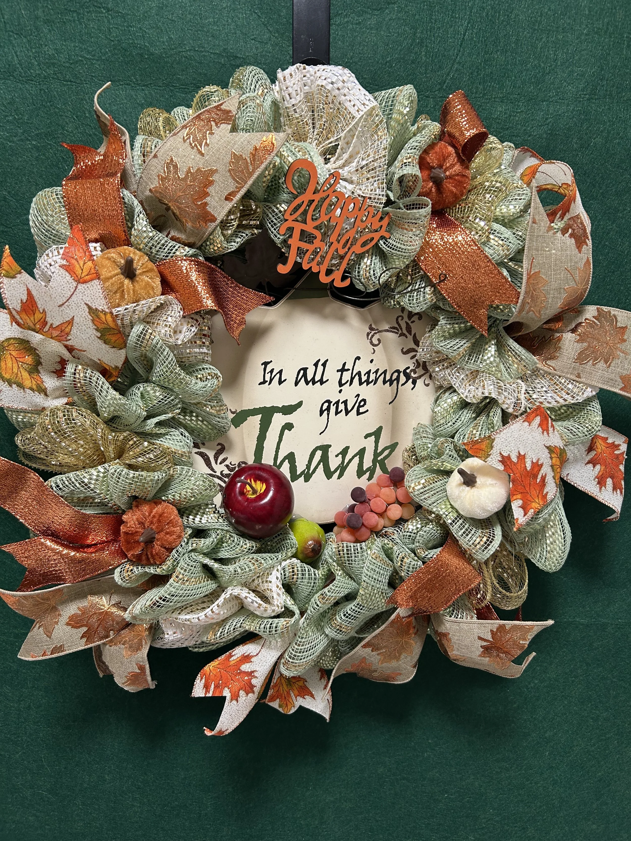 Hello Fall In all Things Give Thanks