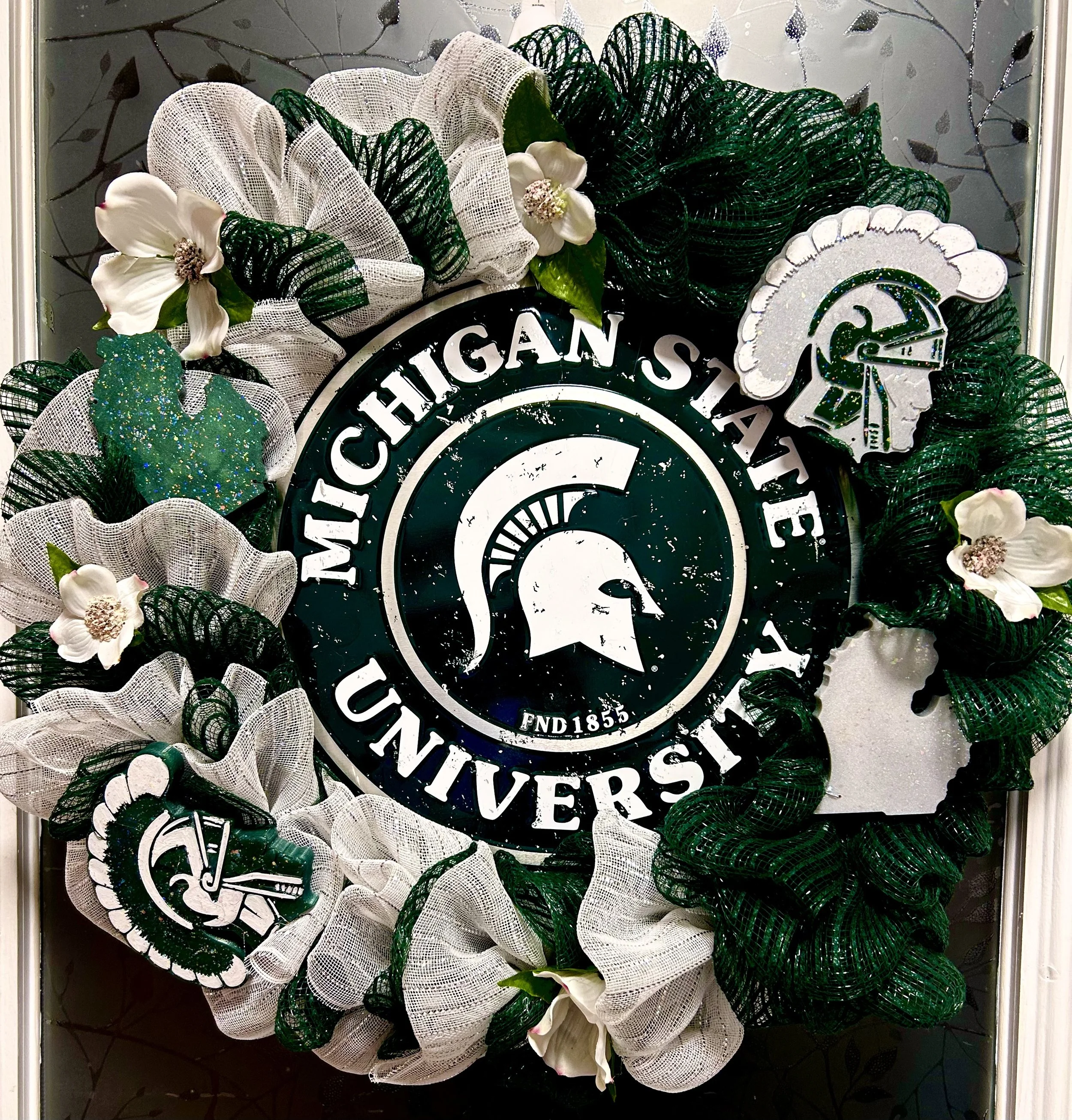Michigan State University Wreath