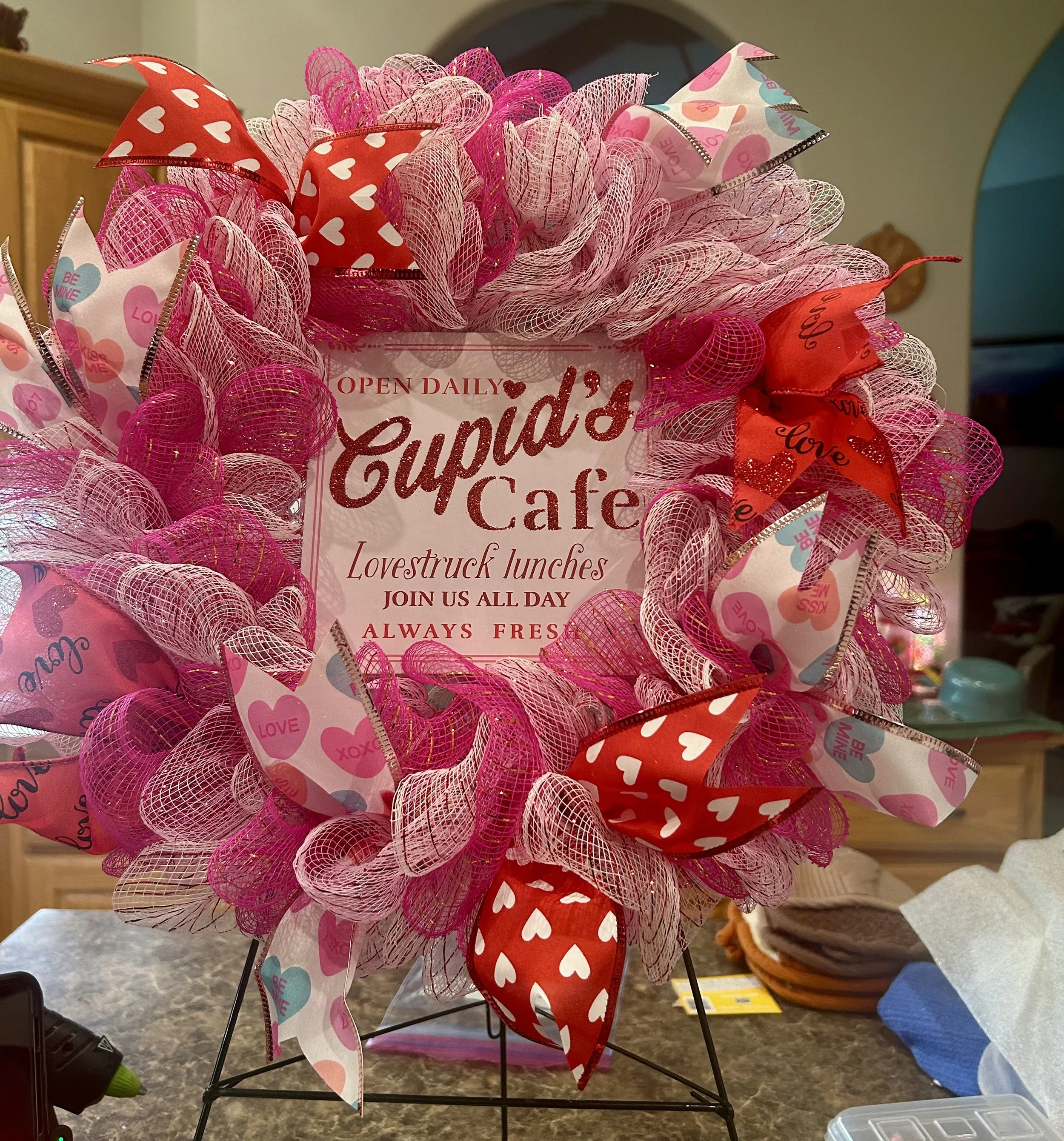 Cupid Cafe Wreath