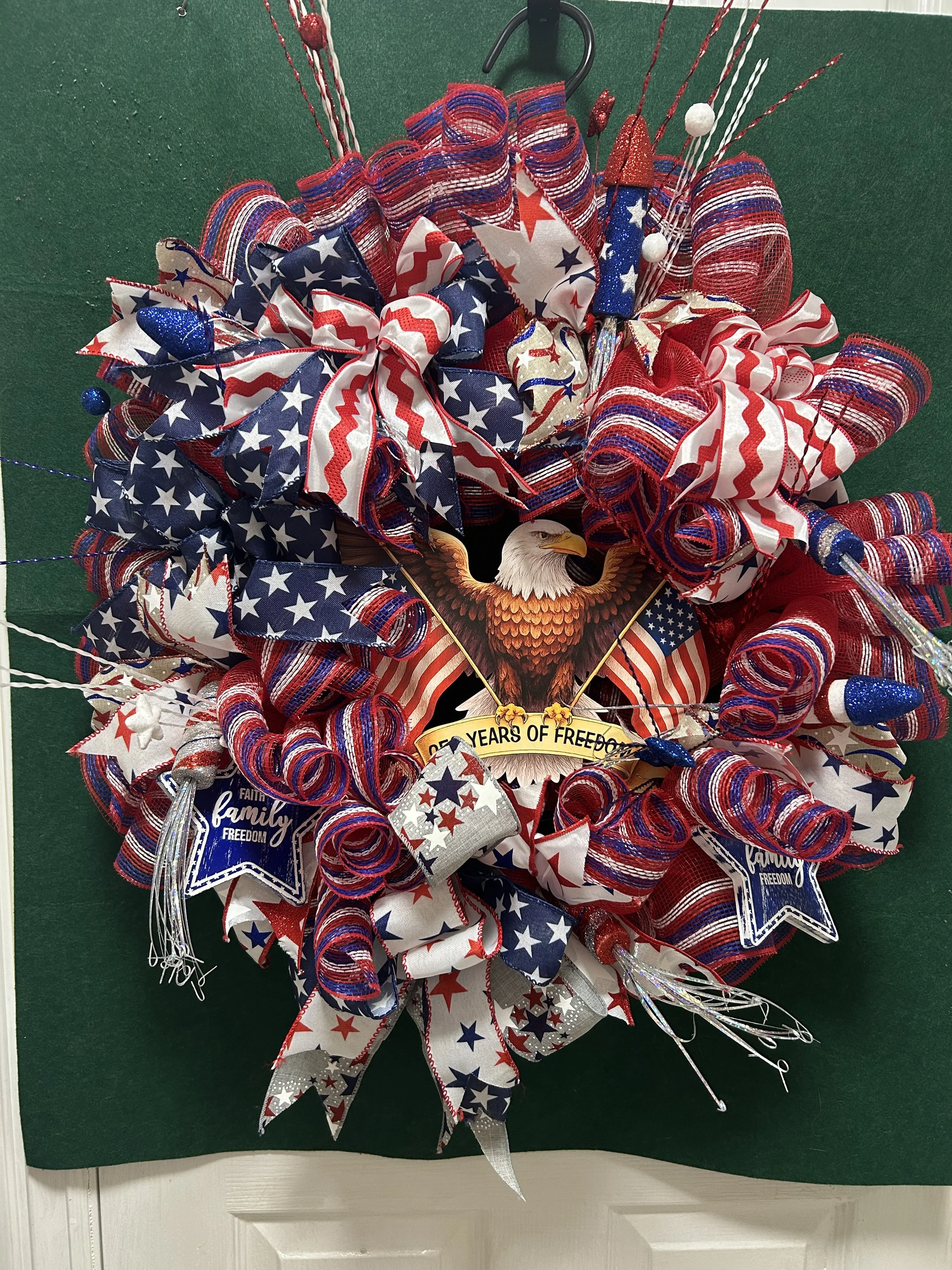 American Eagle Patriotic Wreath