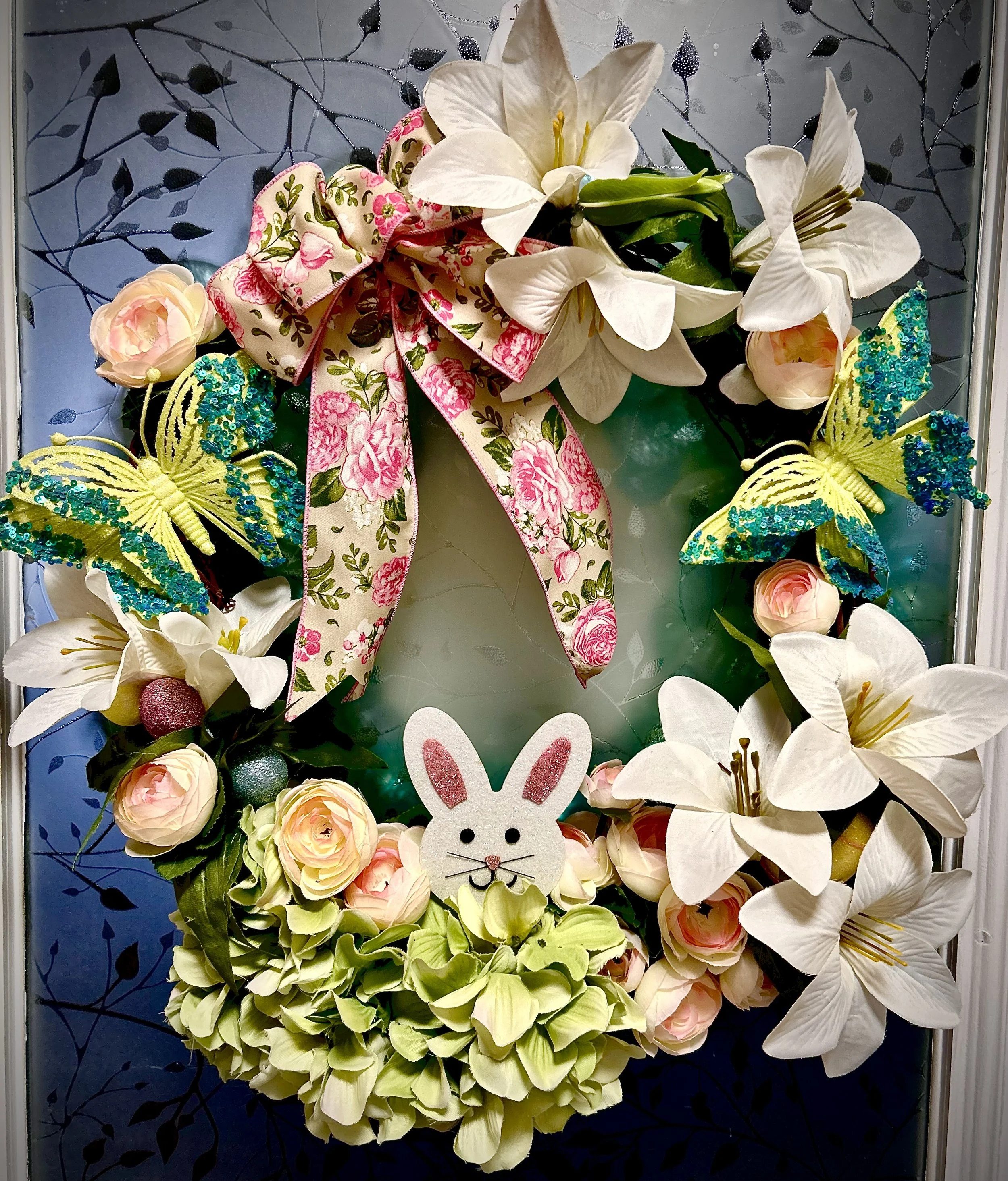 Easter Bunny Grapevine Wreath