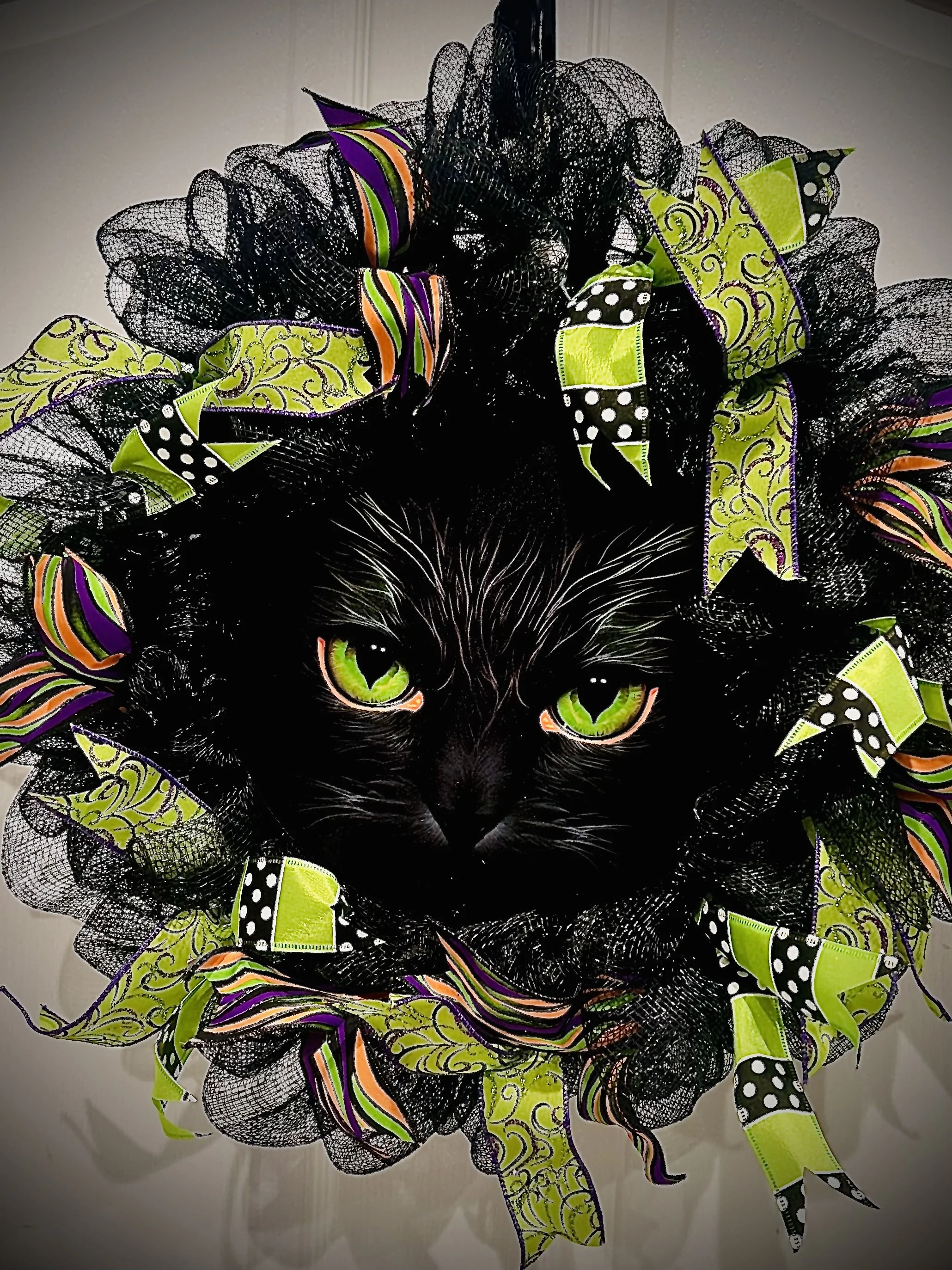 Black Cat accents of Green
