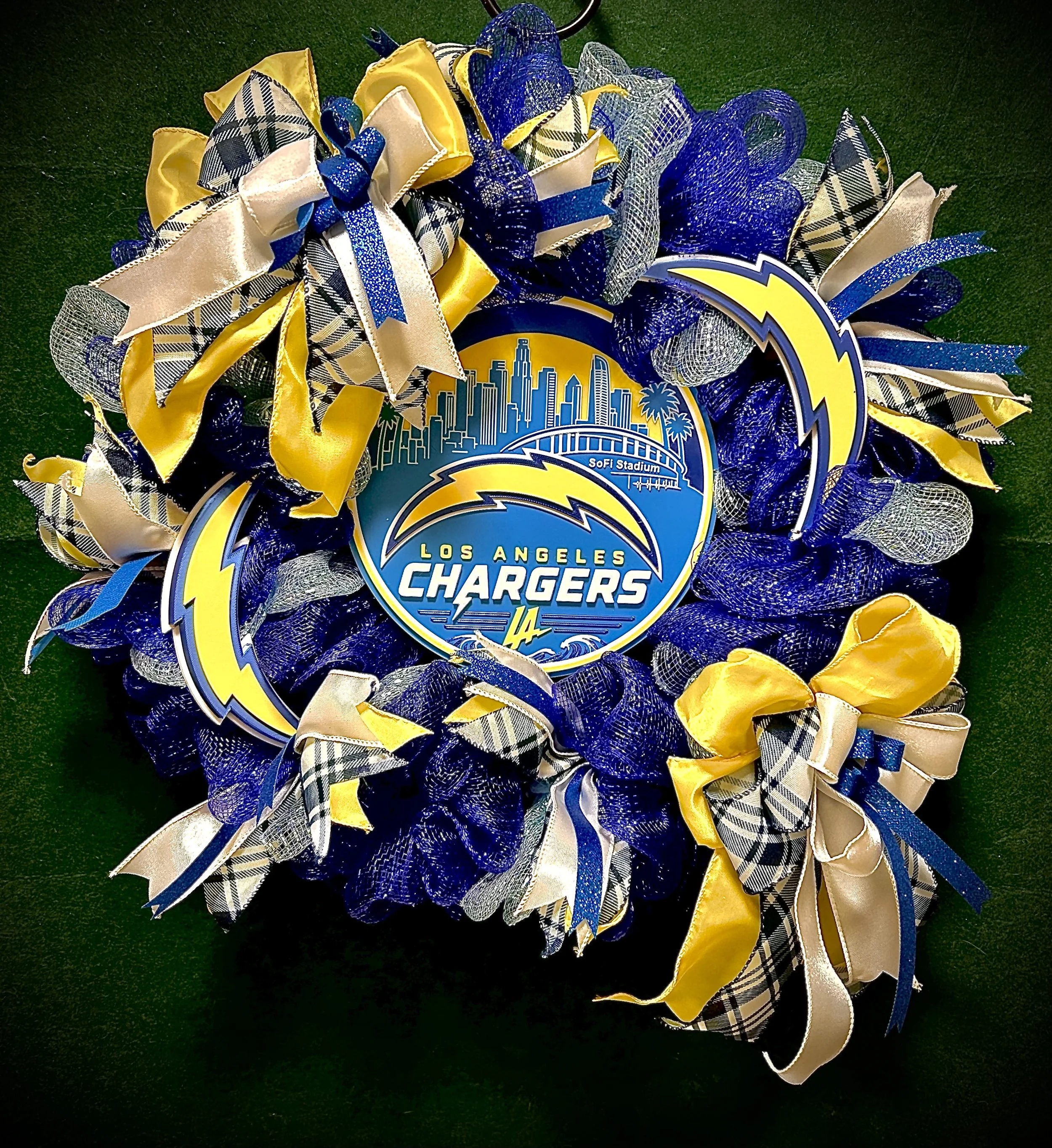 L.A. Chargers Wreath 