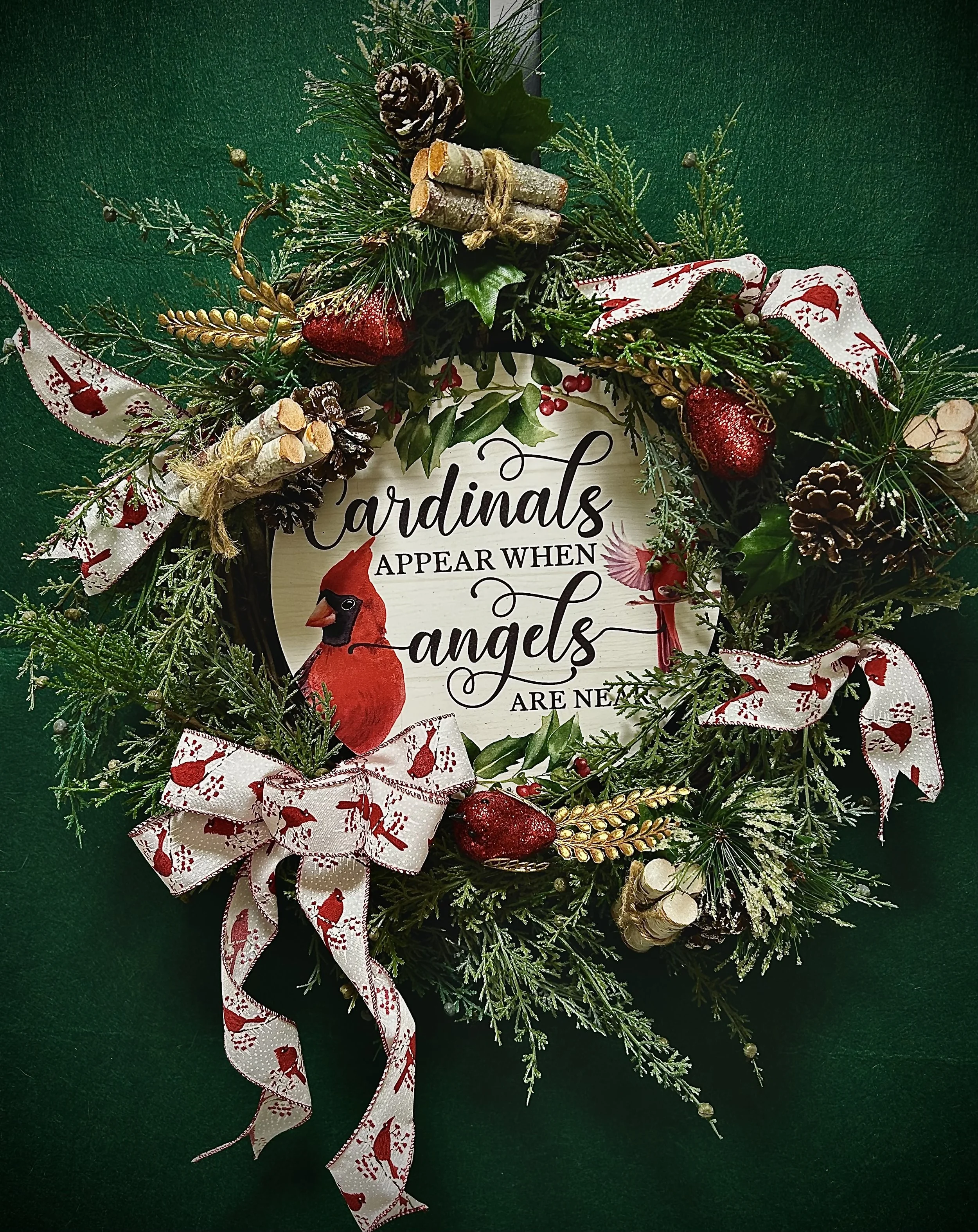 Cardinals Appear when Angels are Near