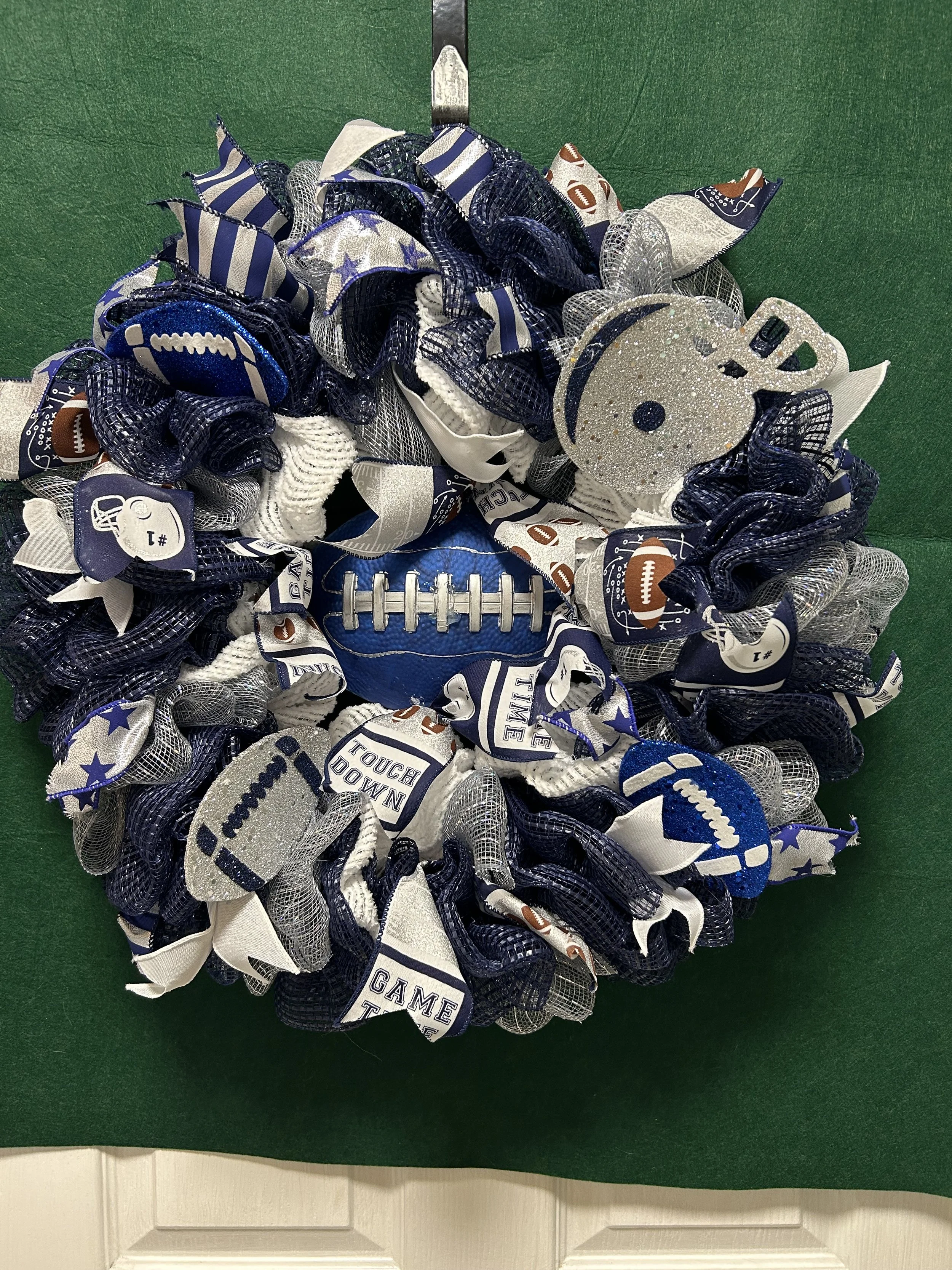 Dallas Cowboy with Epoxy football