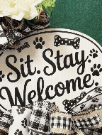 Adobe Express - floral sit stay welcome.gif