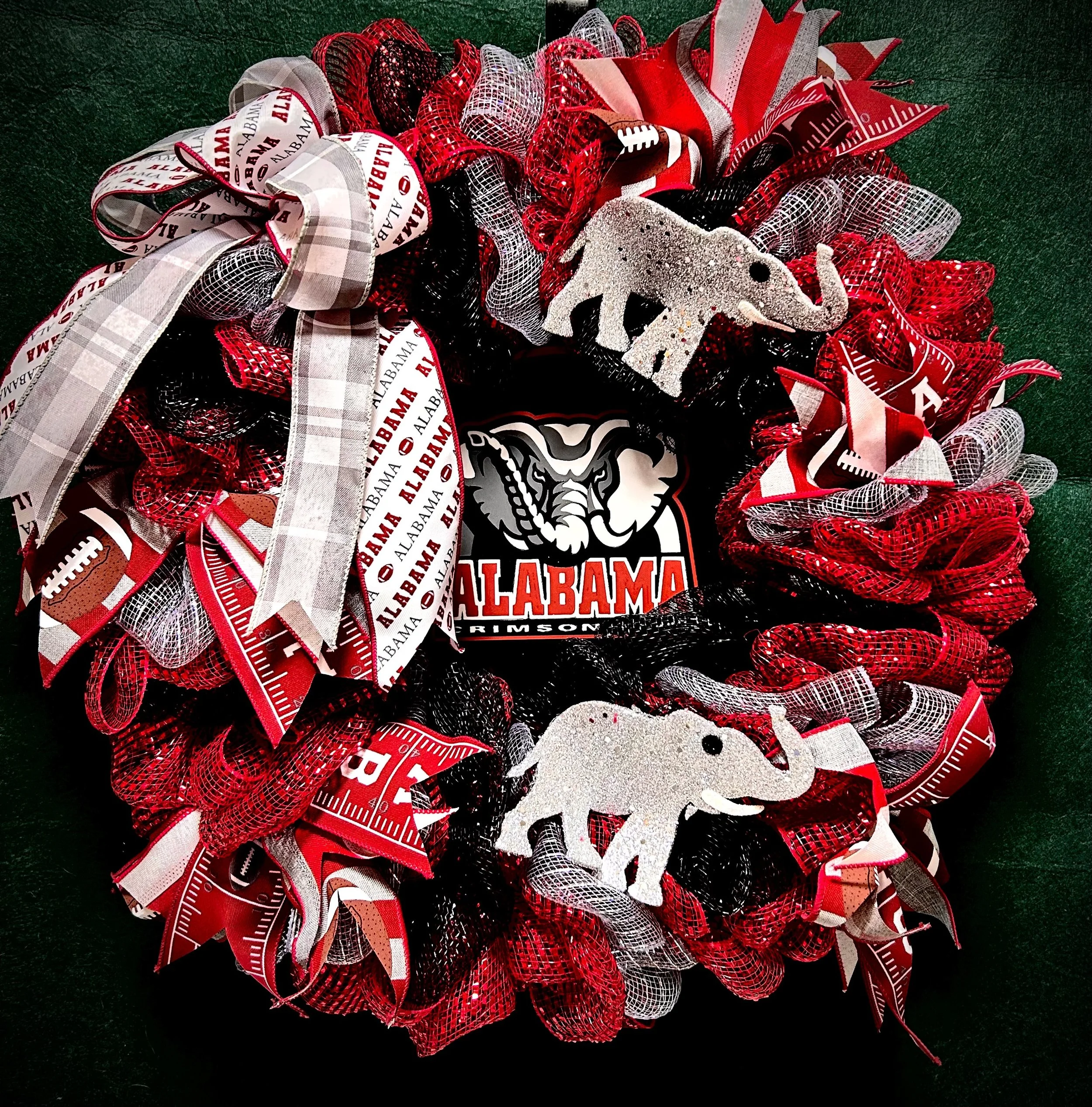 Alabama Football Wreath