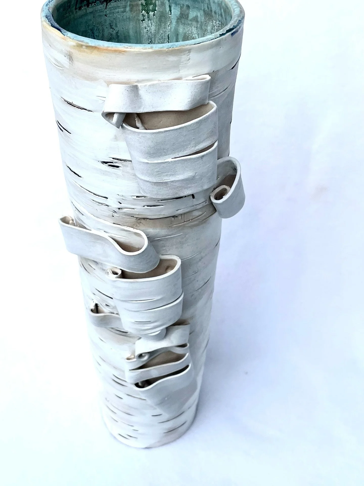 More volume on this one. #ceramicstudio #contemporaryclay #clayart #terrasigillata #clay #vessels #bases #sculpturalvases