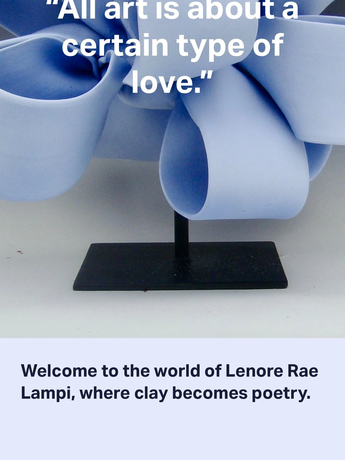 New website! www,lenoreraelampi.com #lenoreraelampi #newwrbsite #checkitout #artistwebsite #launched #ceramicist #clayart #contemporaryceramics