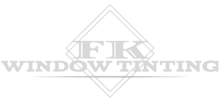 Logo of F K Window Tinting with geometric design elements.