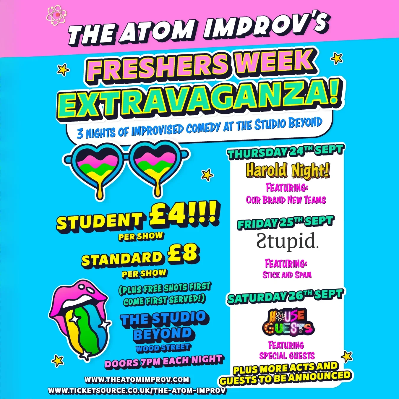 FRESHERS EXTRAVAGANZA! Harold Night!