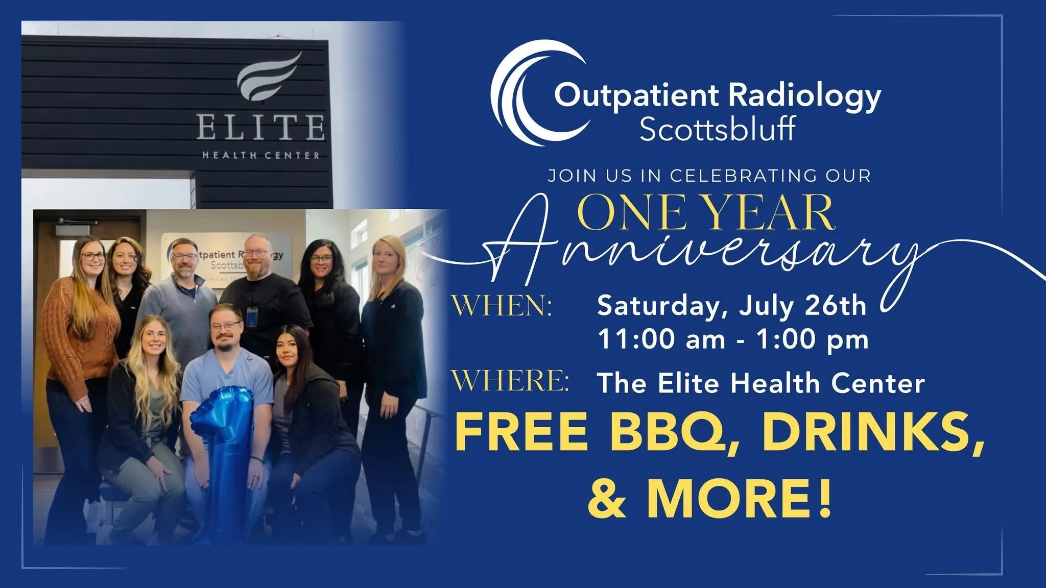 Outpatient radiology anniversary open house