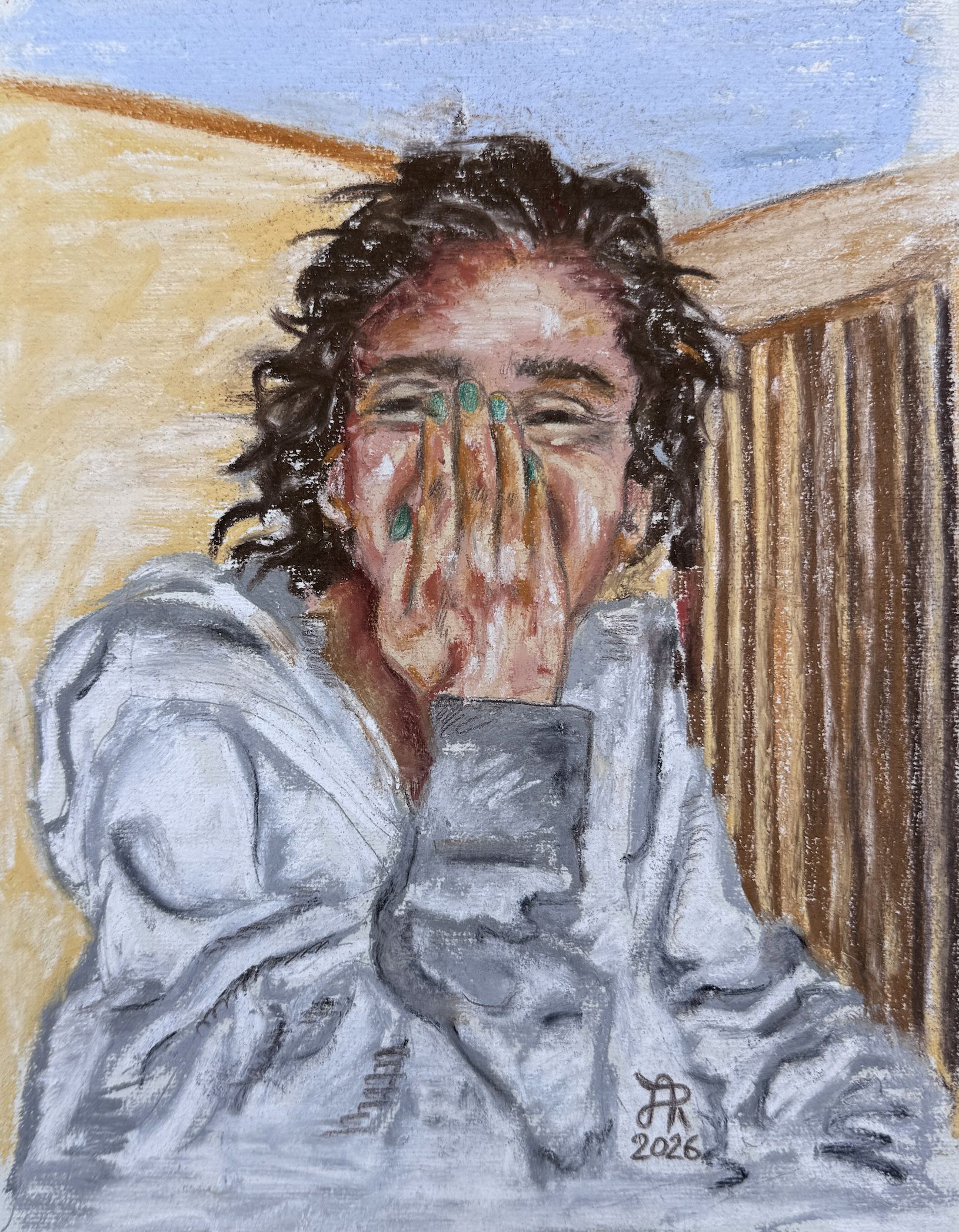 Laughter
28 × 22 cm, 2026