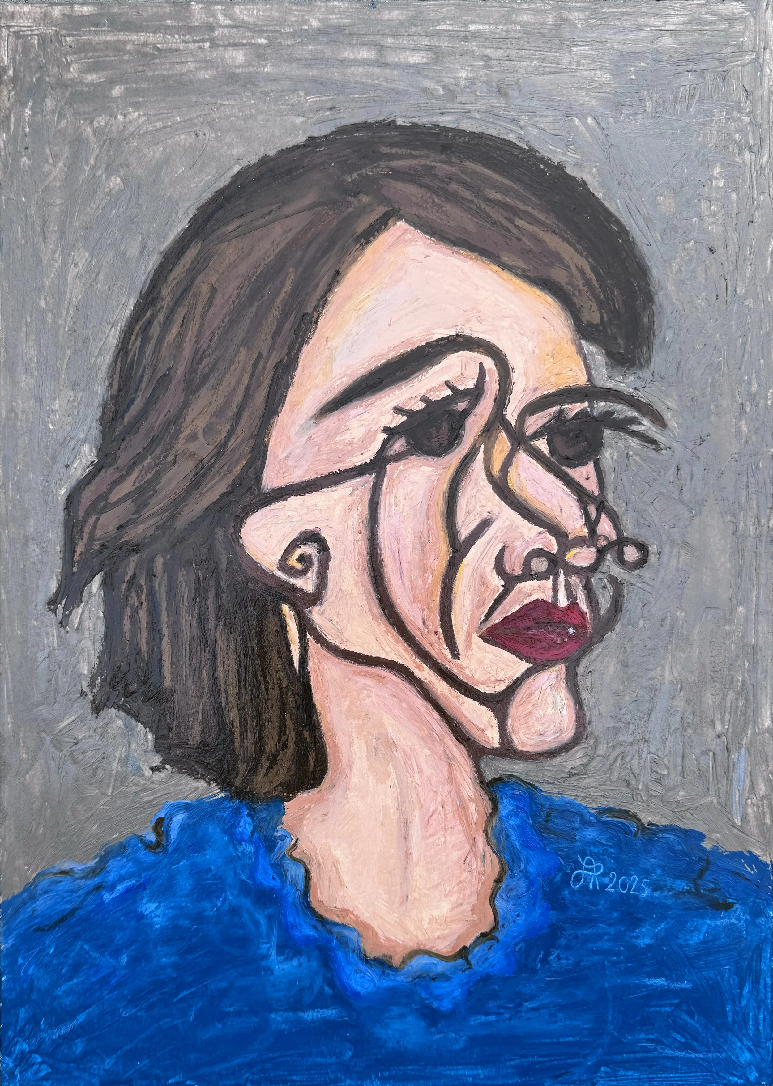 Portrait of Olha 29.7 x 42 cm 2025