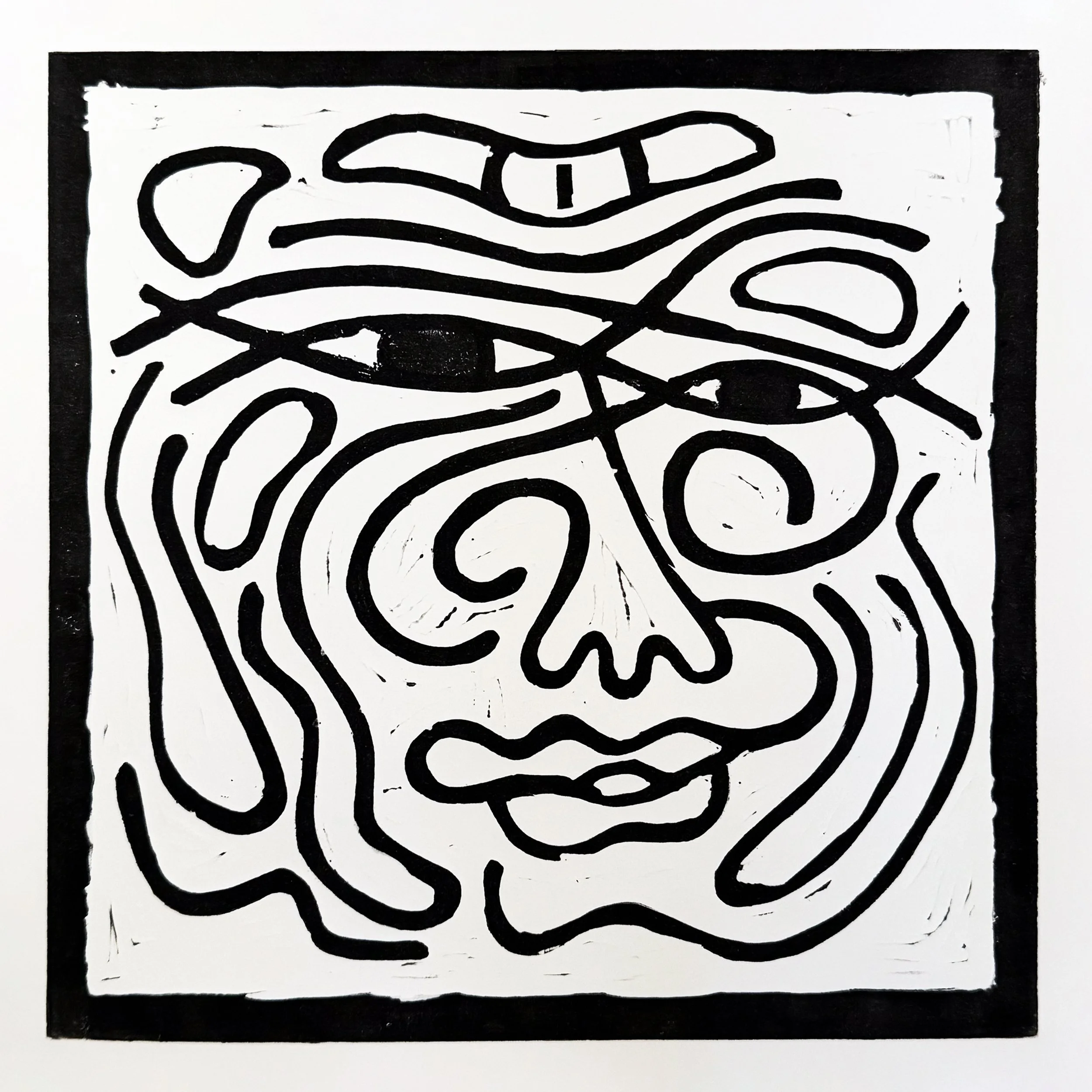 The Mask 21.5 x 21.5 cm 2025