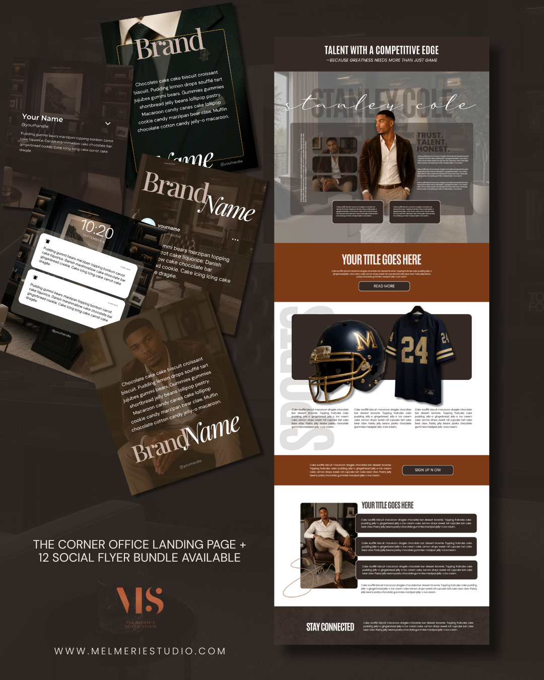 THE CORNER OFFICE LANDING PAGE BUNDLE