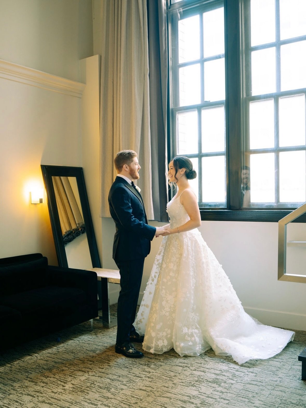 Butterflies. 🦋
Every single time. 🤍

Venue &amp; Bar: @theguildkc
Catering: @oliveevents
DJ: @fernandoproductionskc
Dress: @kleinfeldbridal
Dessert: @mclainsbakery
Floral: @goodearthfloral
Hair &amp; Makeup: @paradisebeautykc
Hotel: @ambassadorkcmo