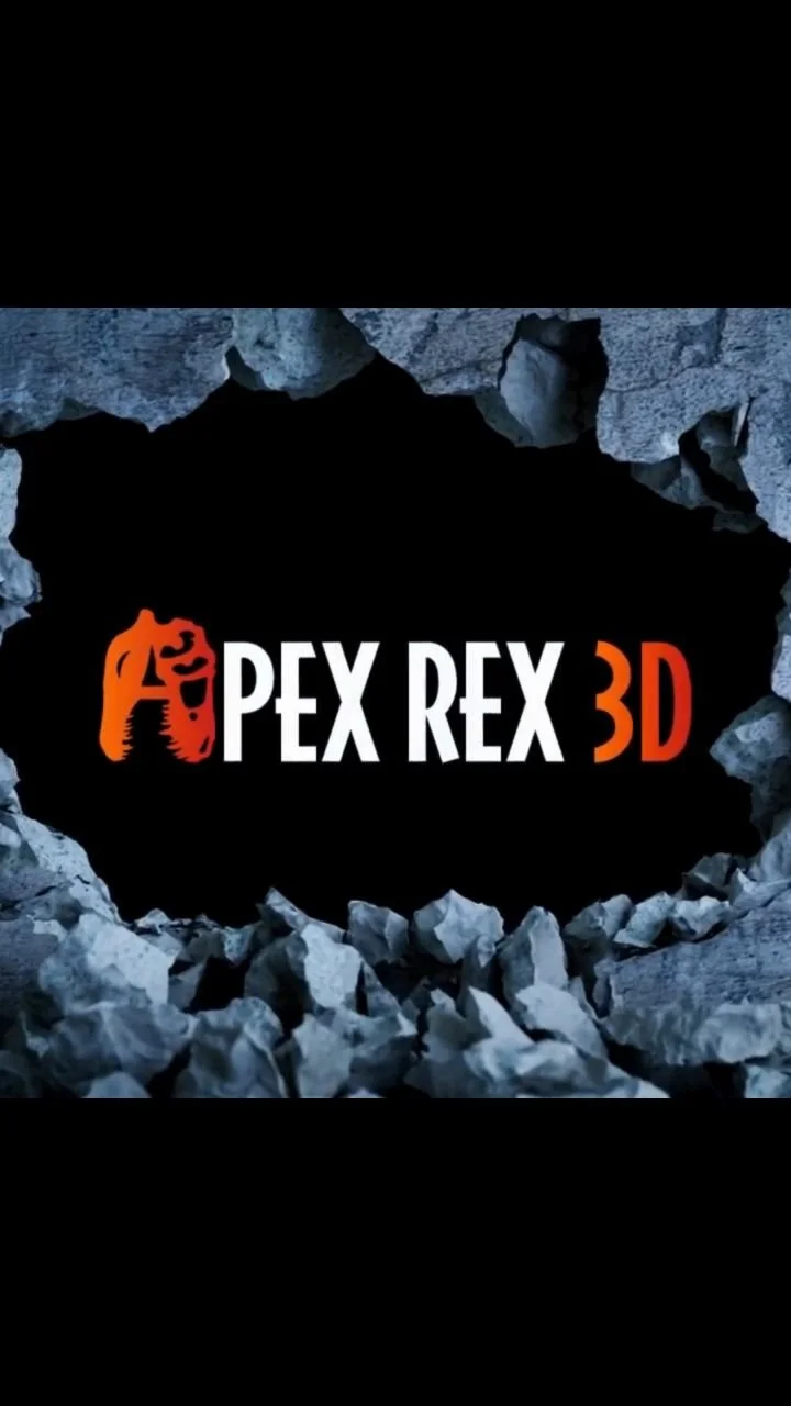 Introducing Apex Rex 3D!
Those who know me, know I've been doing custom dinosaur 3D sculpting, printing and painting for years. It's my passion and a major source of joy in my life.
Well, I've decided to make it official and start my own business