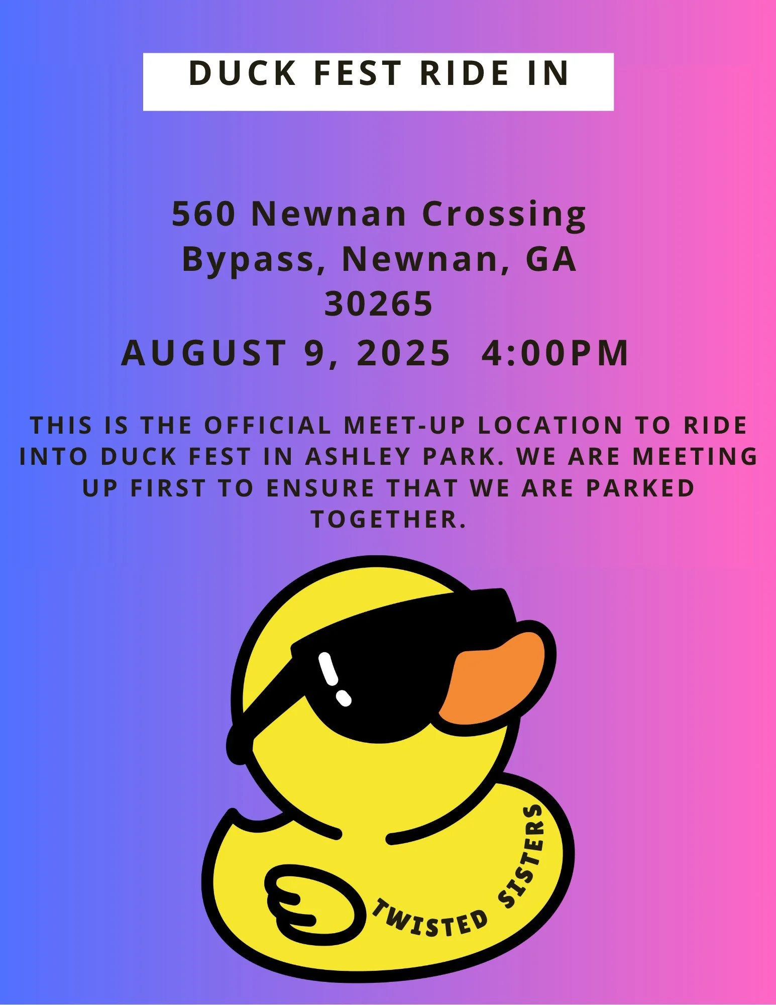 Duck Fest Ride In