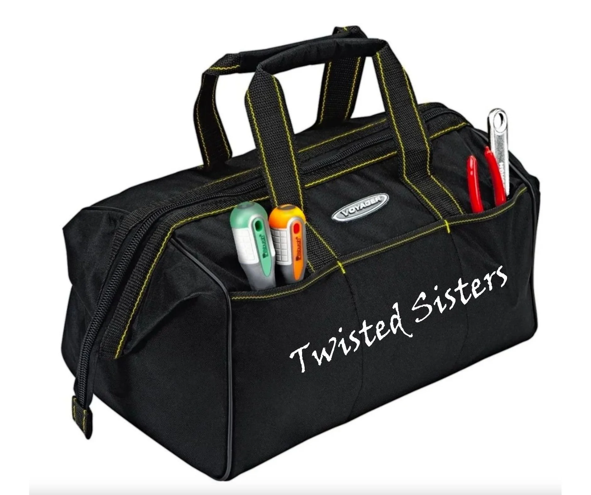 Customizable 15-Inch Tool Tote with 14 Pockets