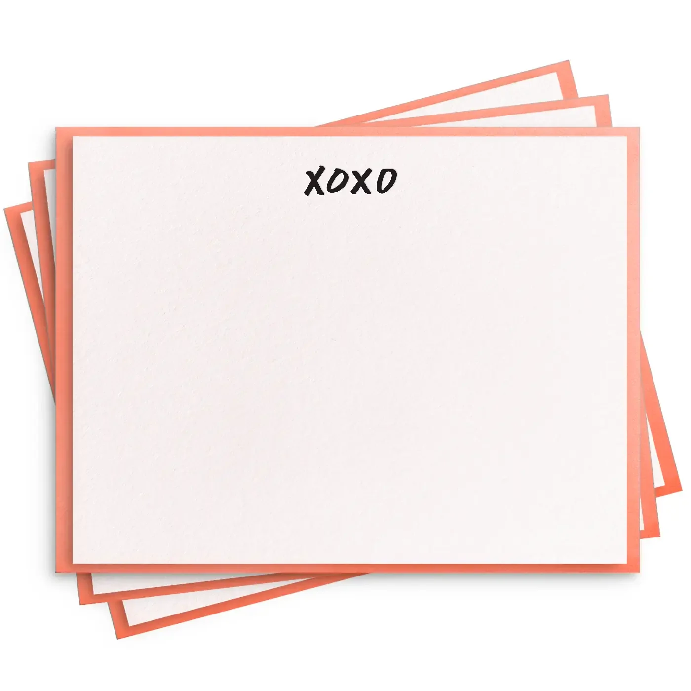 Heart Flat Notes Stationary - Set of 8