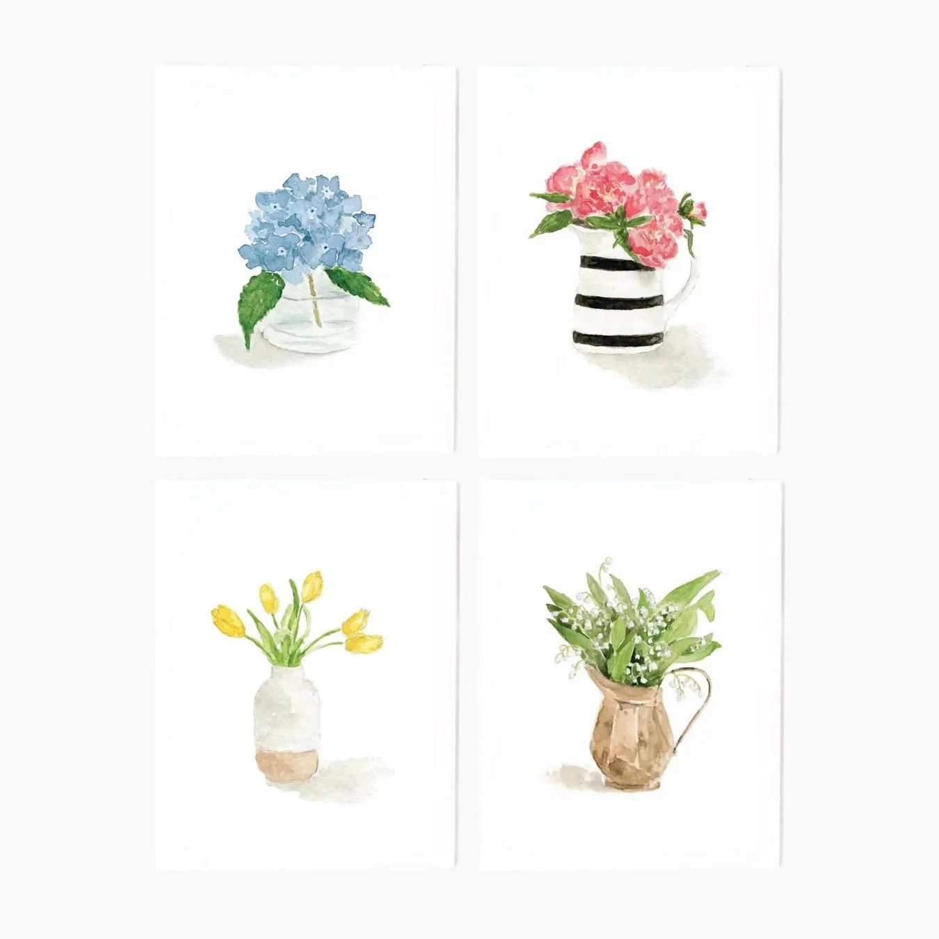 assorted flower note cards.webp