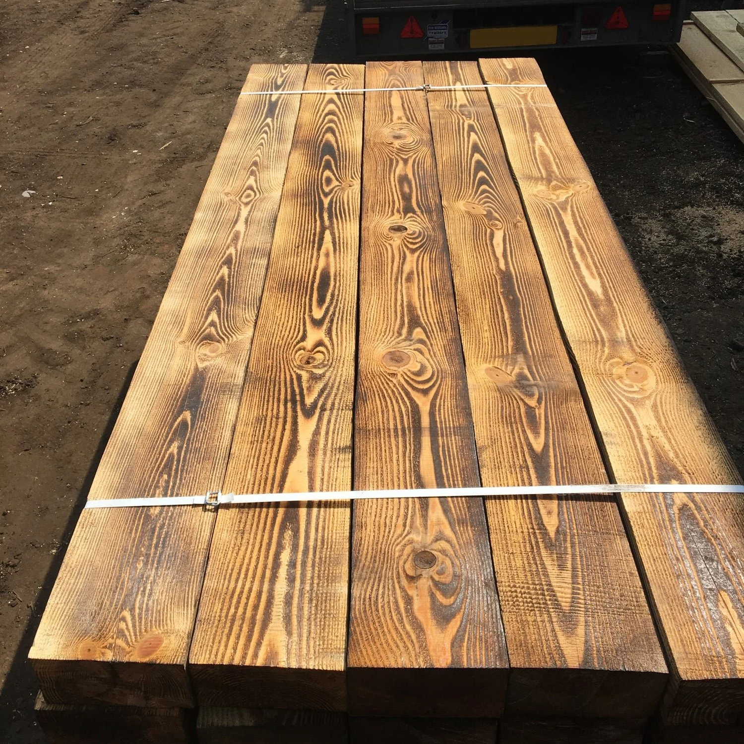 Pressure-treated Pine Sleepers