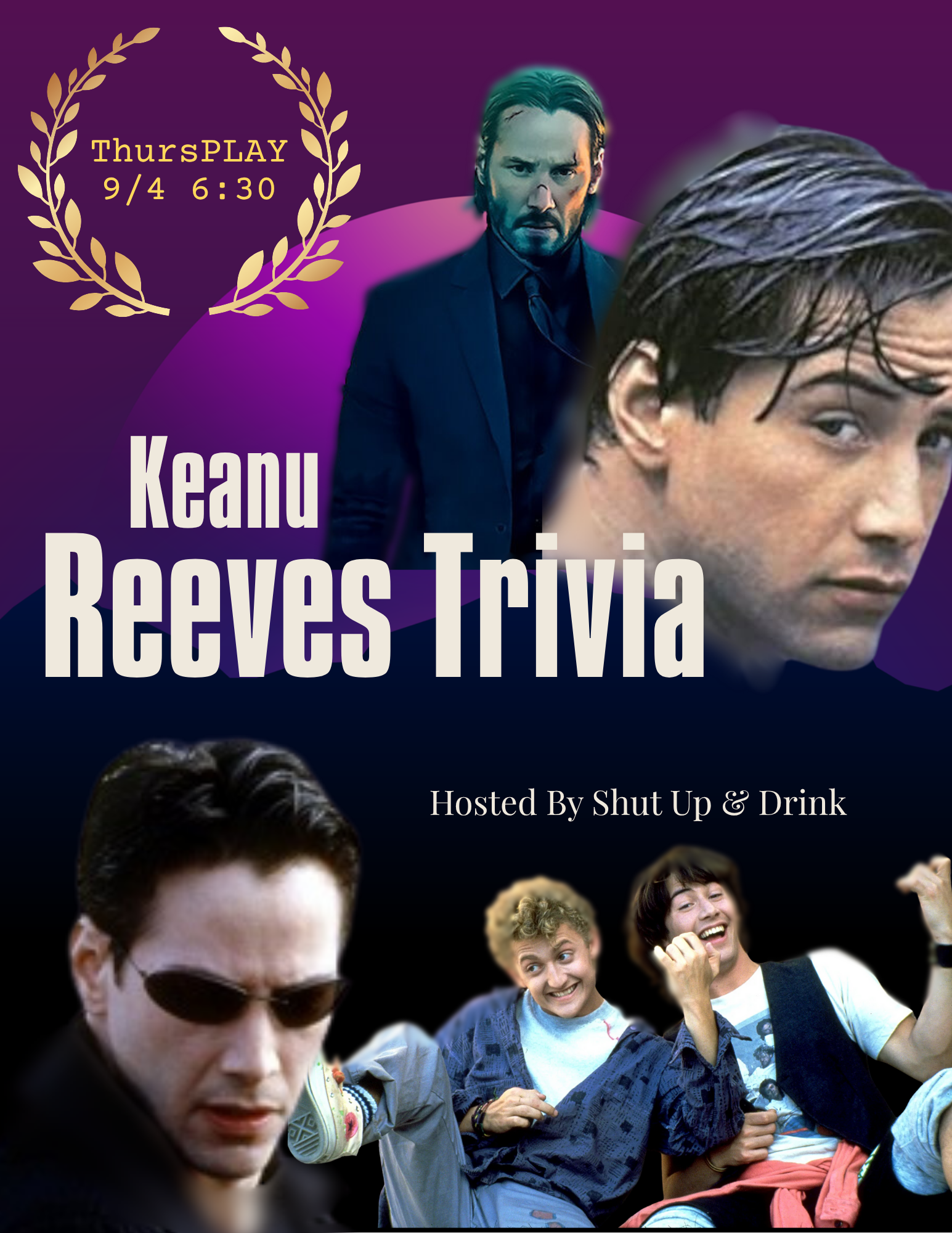 Keanu Reeves Trivia Night