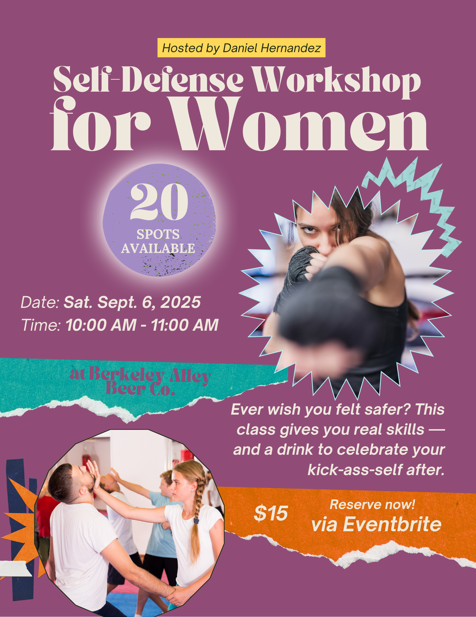 Self-Defense Class at Berkeley Alley Denver