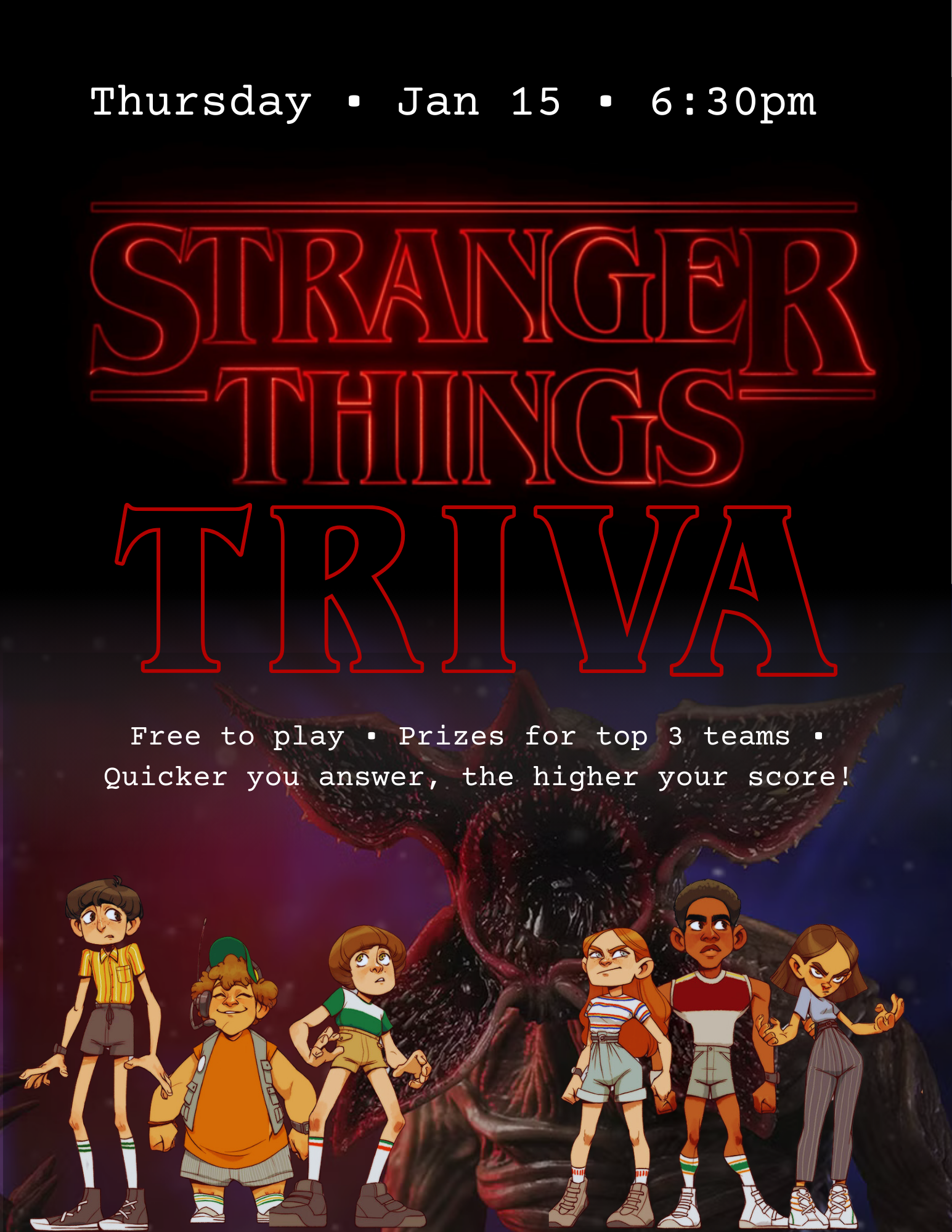 Stranger Things Night at Alley Brews | A Fan Event on Tennyson Street
