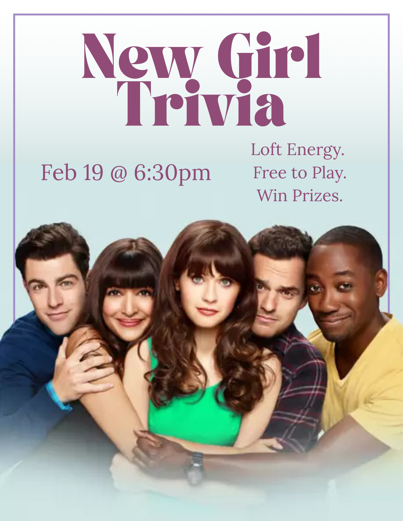 New Girl Night at Alley Brews | A Fan Event on Tennyson Street