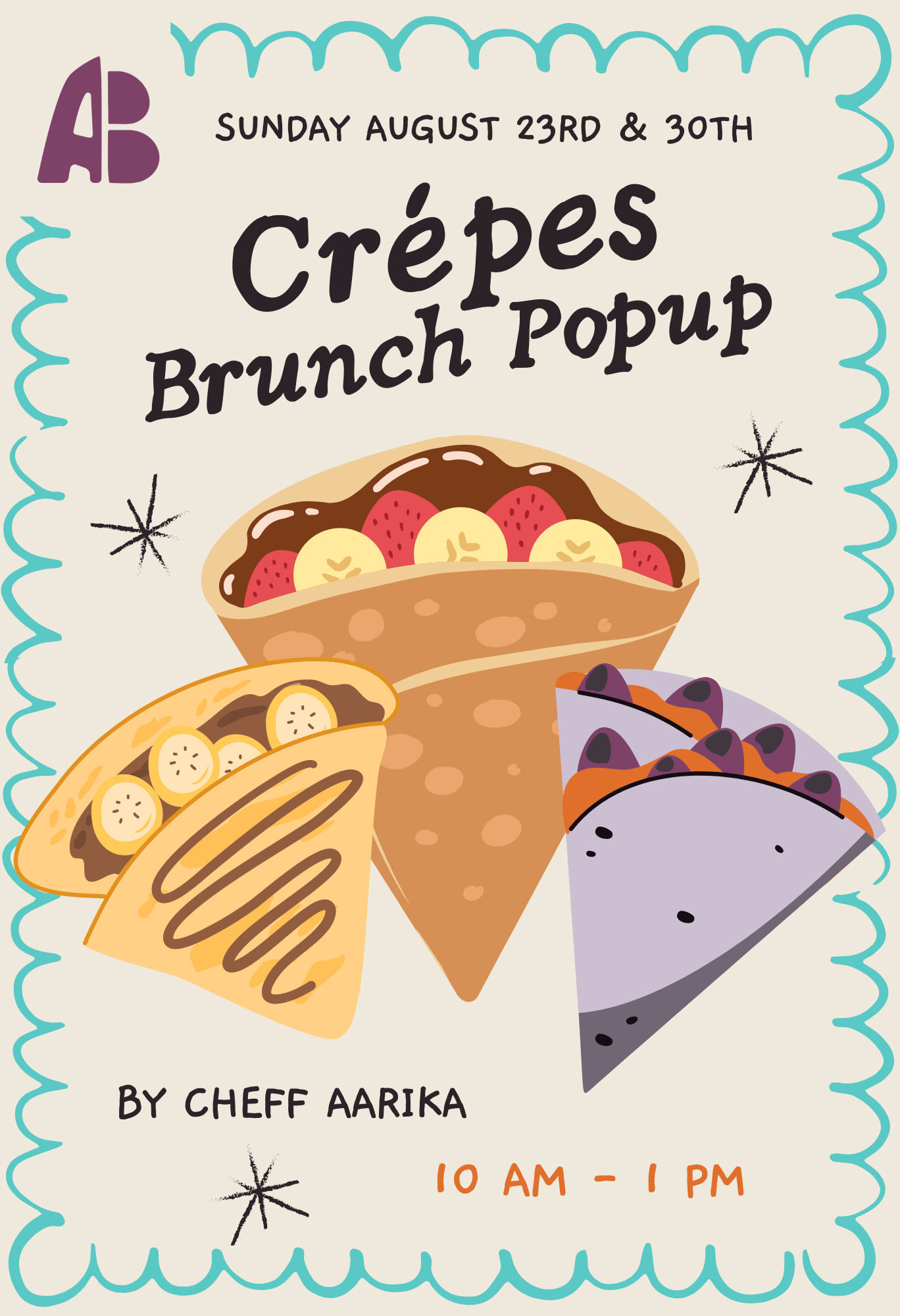 Crêpe Brunch Pop-Up with Chef Aarika