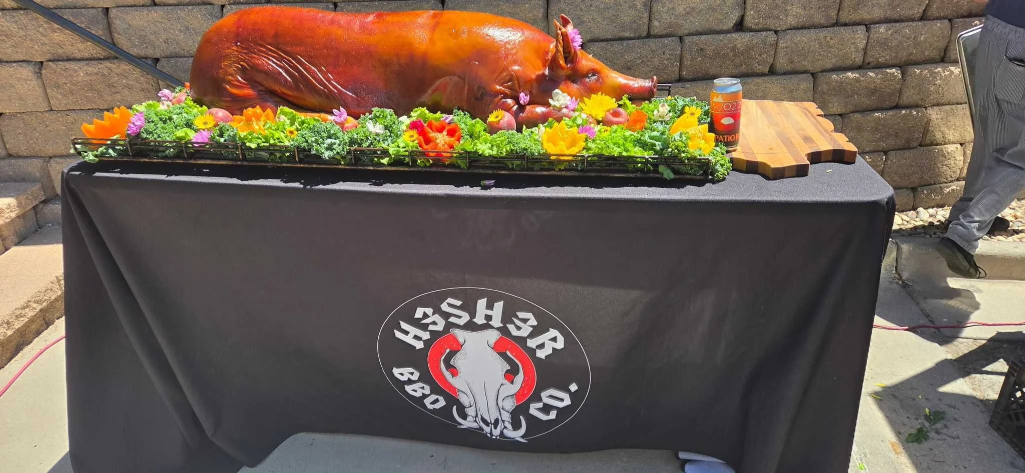 pig roast by hesher bbq at alley brews