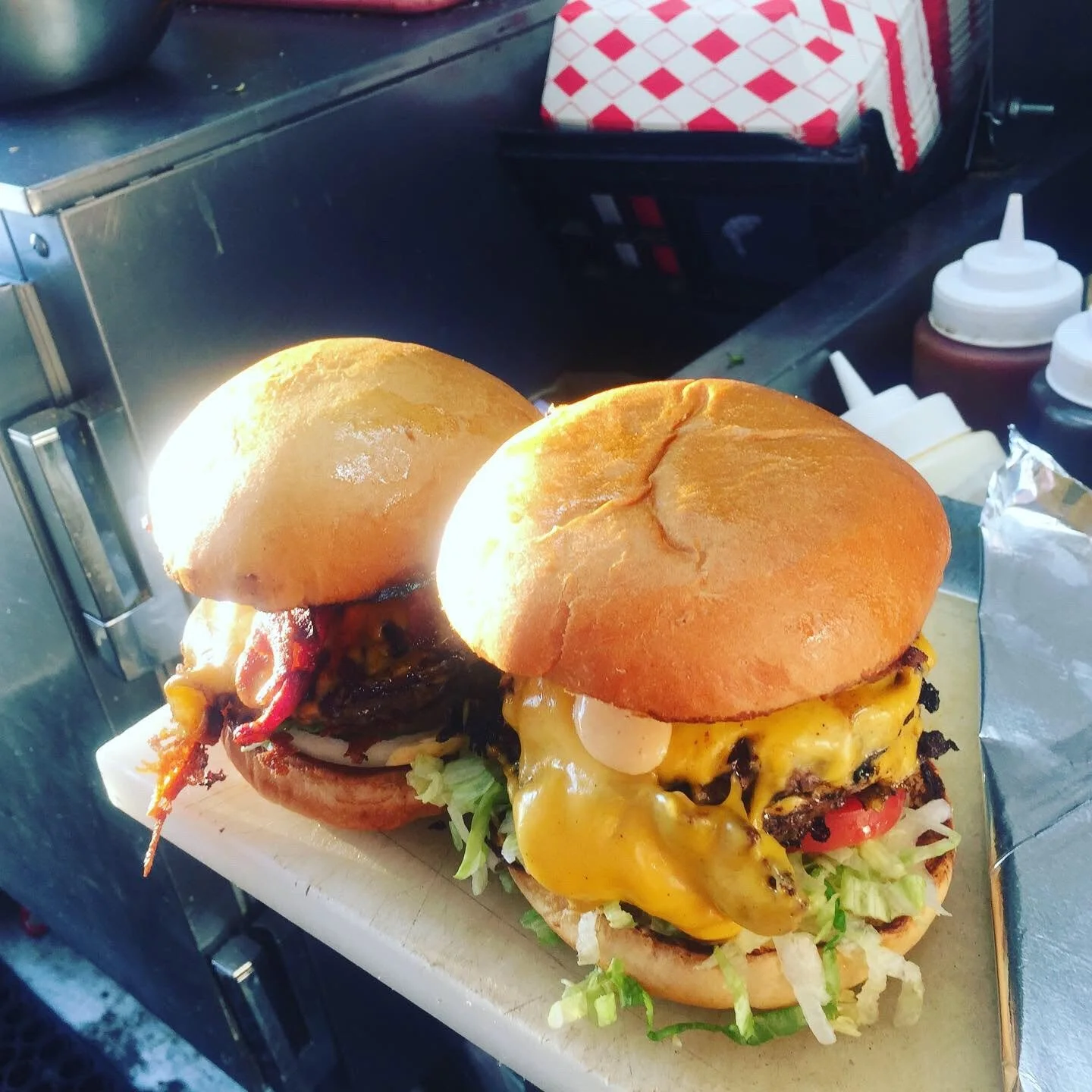 An old image of classic burger chief burgers
