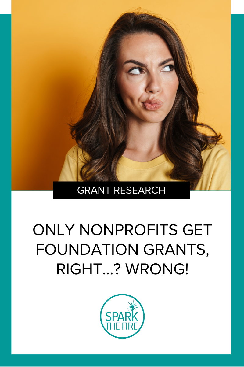 Only Nonprofits Get Foundation Grants, Right…? Wrong!